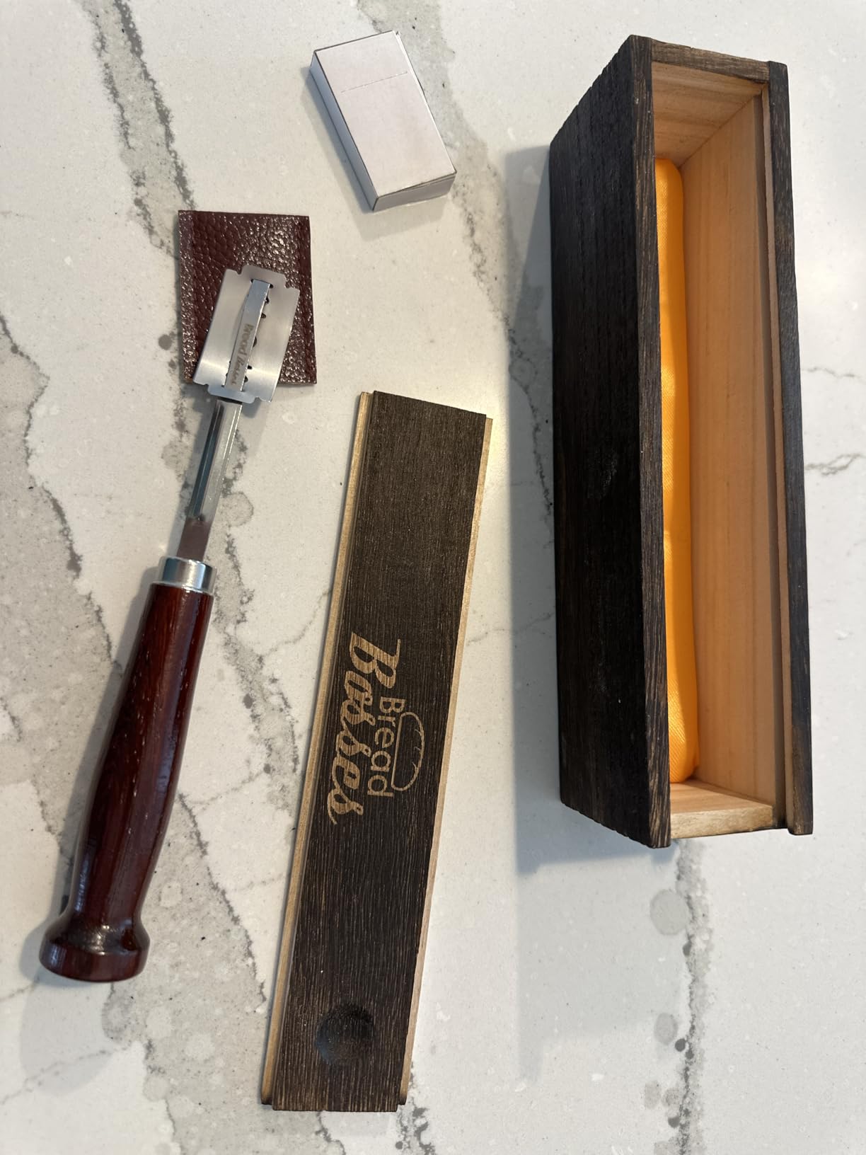 Bread Bosses Bread Bakers Lame Slashing Tool - Dough Making Slasher Tools Baking Sourdough Bread Starter Jar Scoring Knife Razor Cutter Slashing Tool Accessories for Cutting Supplies - Great As A Gift customer photo 1