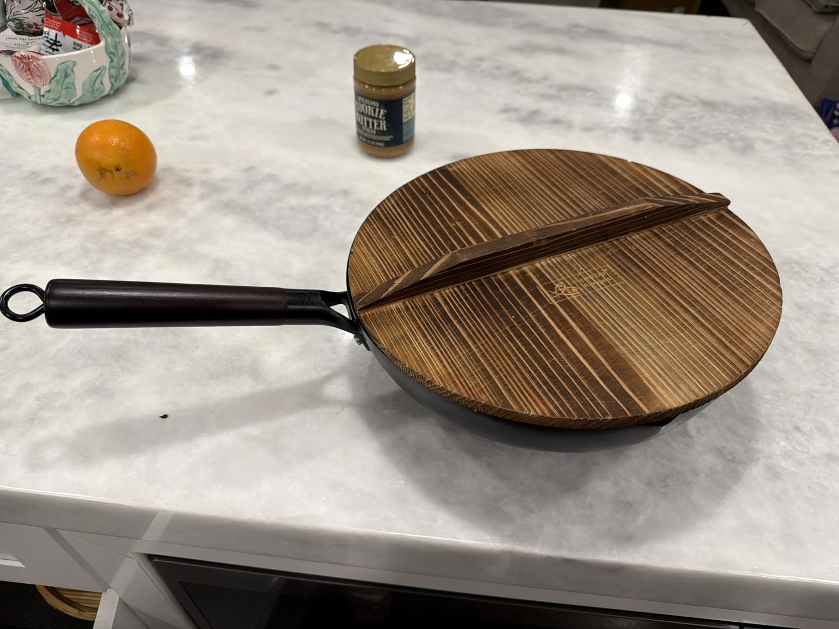 Souped Up Recipes 12.5 Inch Carbon Steel Wok For Electric, Induction and Gas Stoves (Lid, Spatula and User Guide Video Included) customer photo 1
