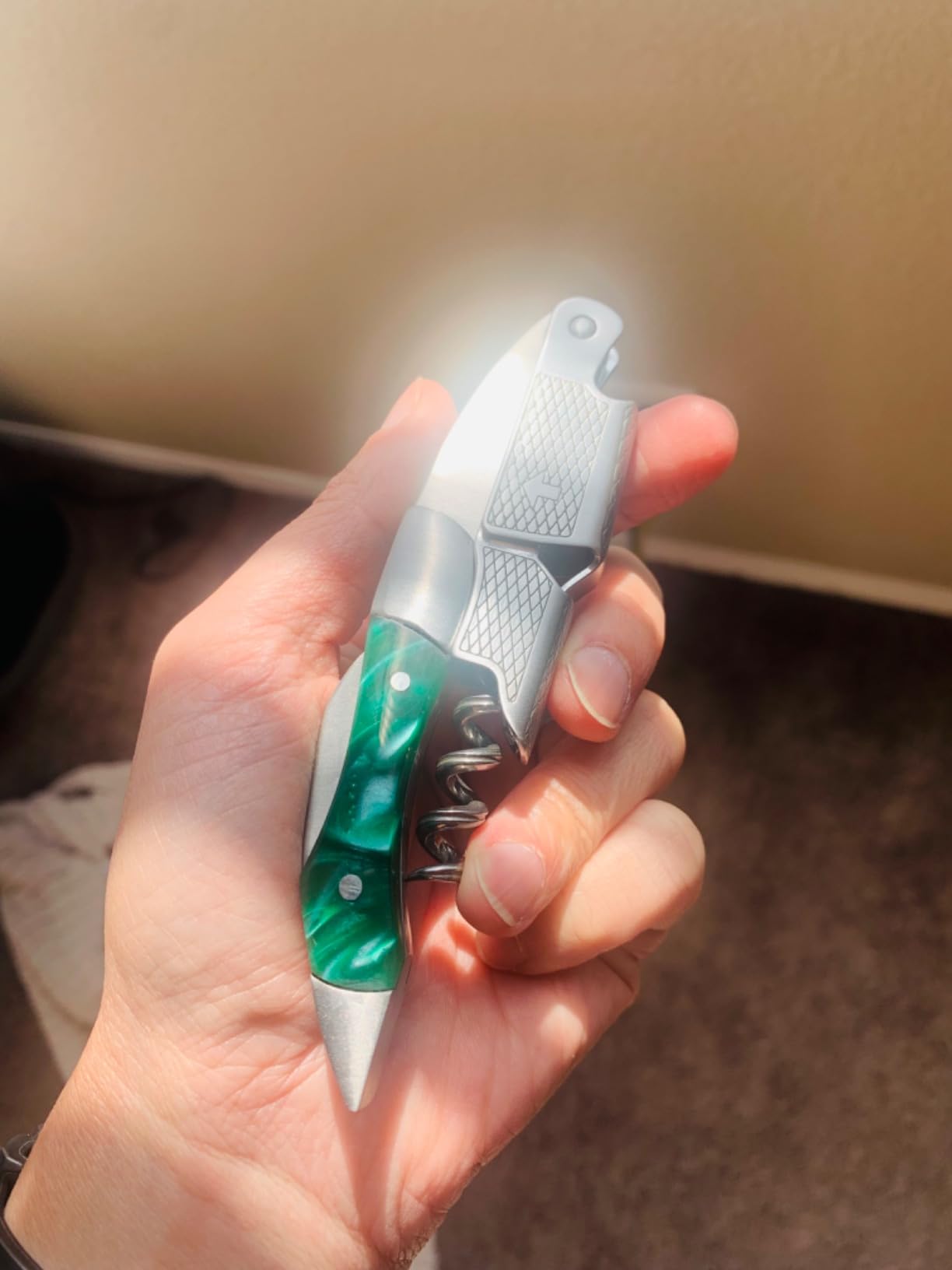 Wino Wine Key! - Professional Sommelier's Corkscrew Wine Opener customer photo 1