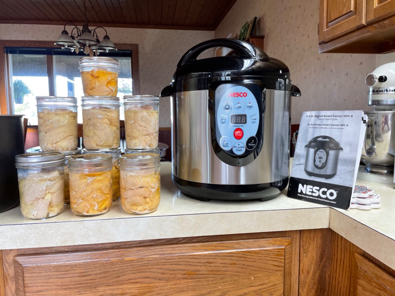 NESCO NPC-9 Smart Electric Pressure Canner and Cooker for Home Food Preservation, 9.5-Quart Stainless Steel with Digital Controls customer photo 2