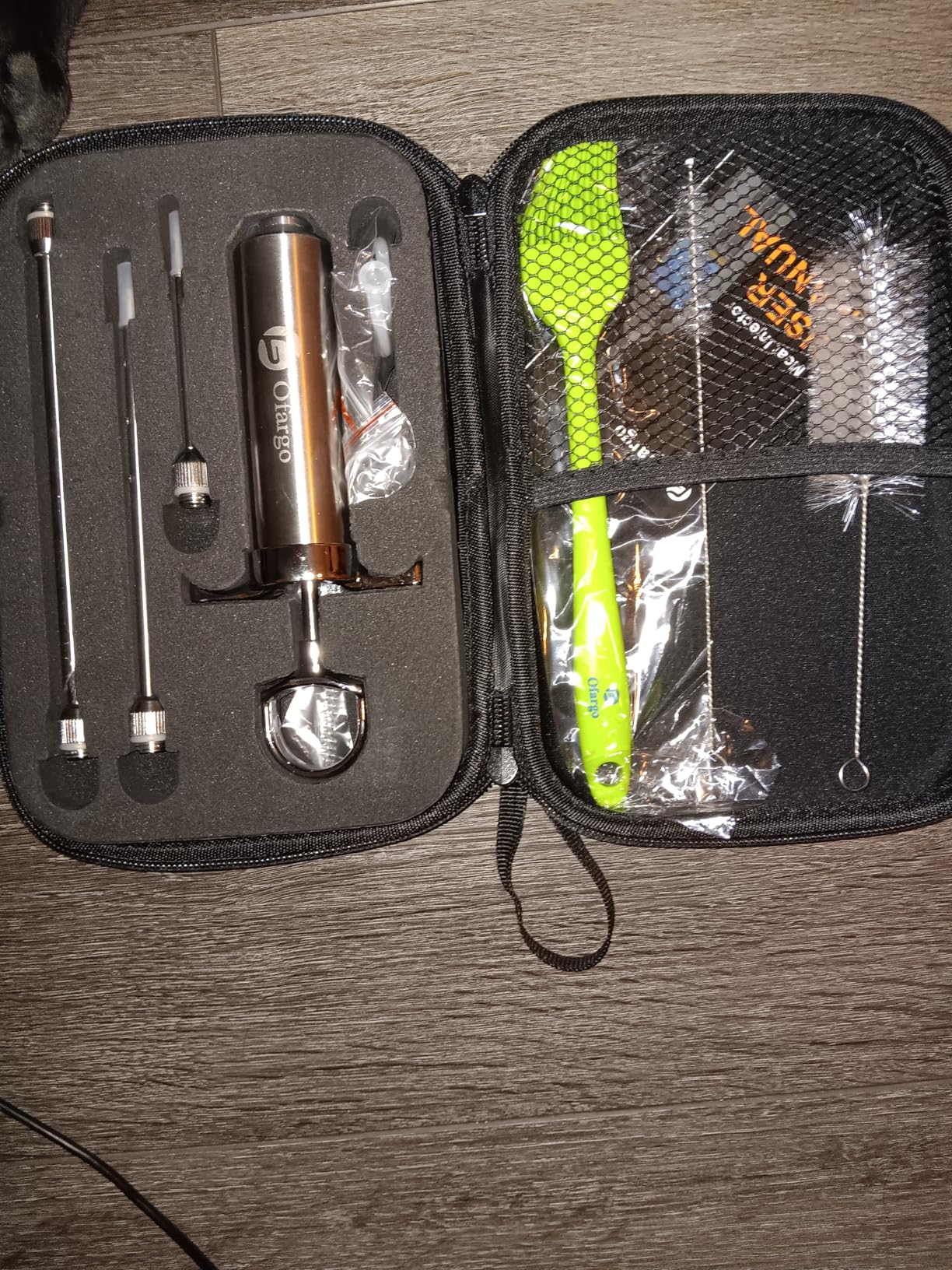 Ofargo Stainless Steel Meat Injector Syringe with 4 Marinade Needles and Travel Case for BBQ Grill Smoker customer photo 1