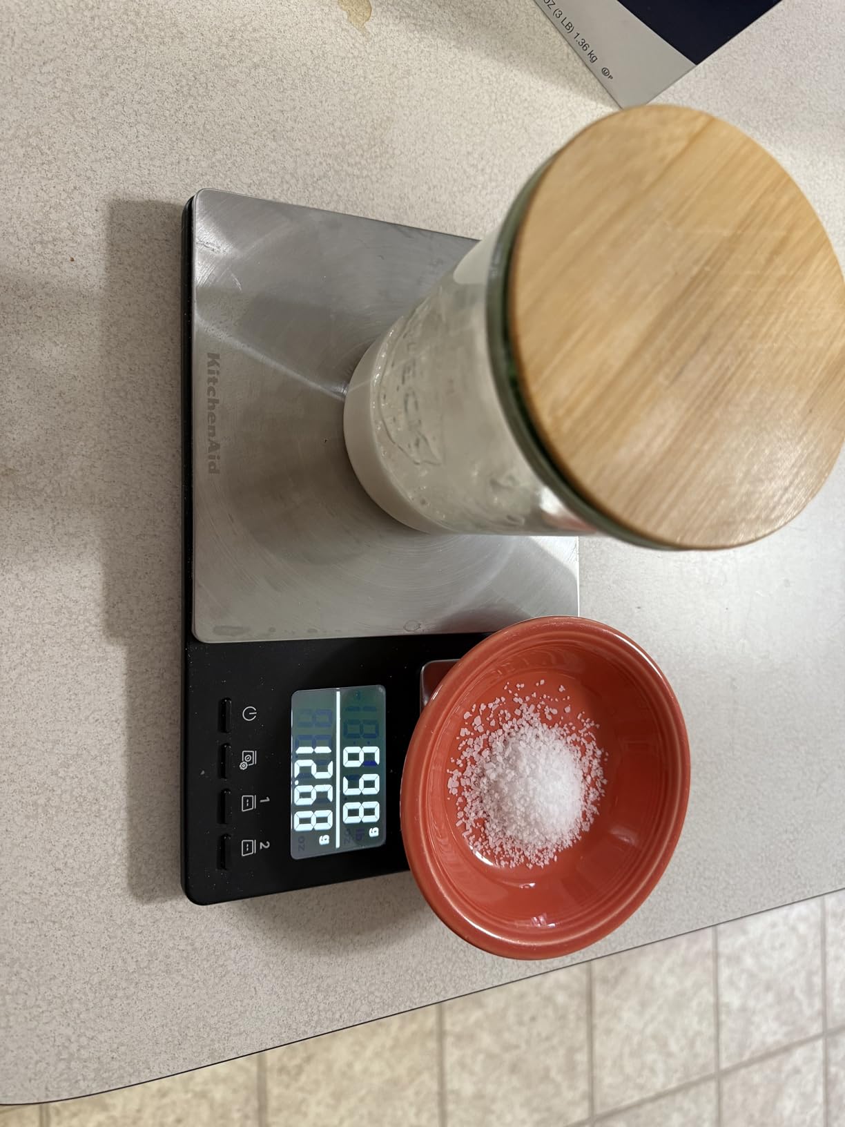 KitchenAid KQ909 Dual Platform Digital Kitchen and Food Scale, 11 pound capacity and Precision 16oz capacity, Black with Stainless Steel customer photo 1