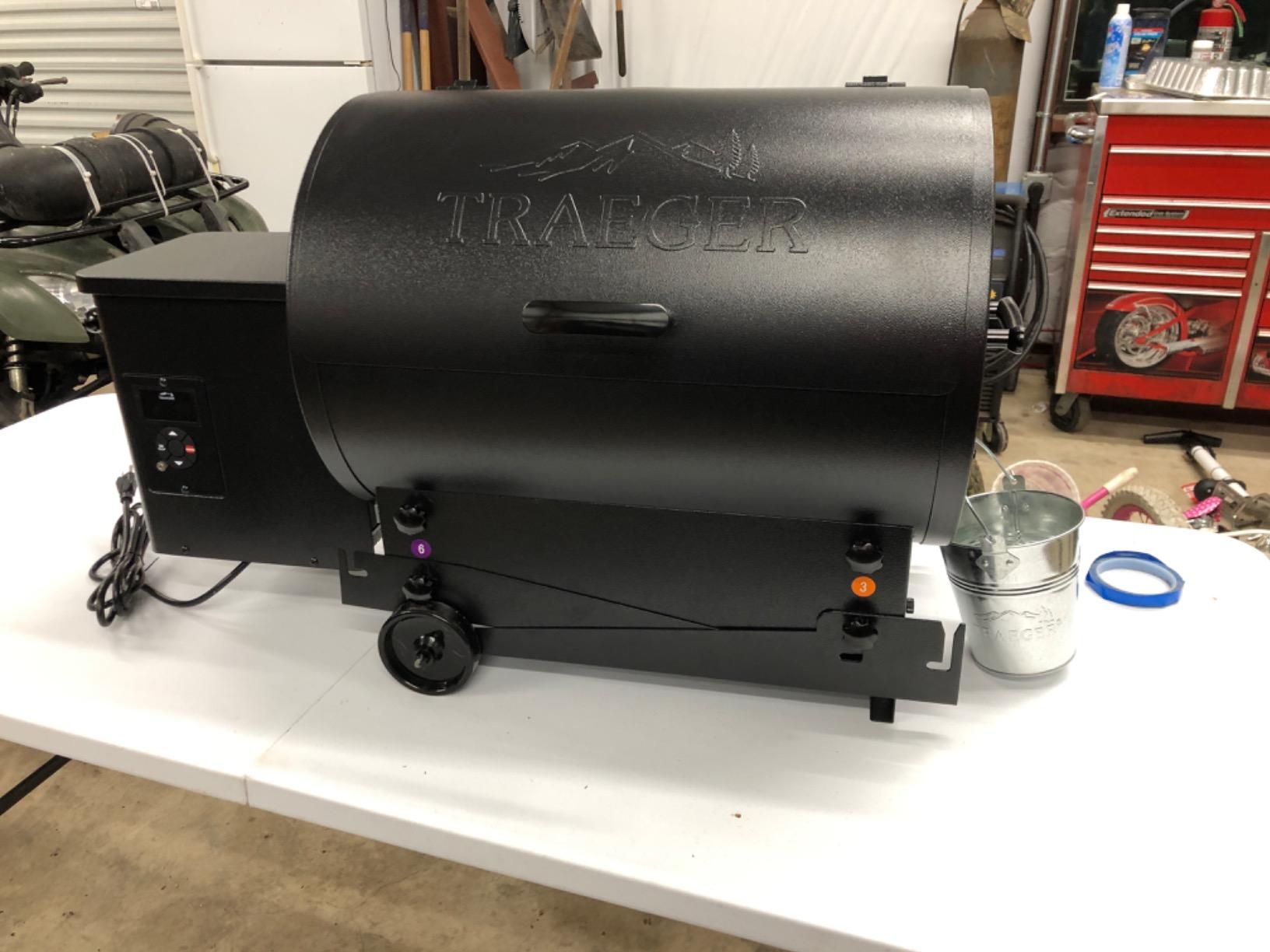 Traeger Tailgater Portable Wood Pellet Grill & Smoker, 300 Sq In | Foldable legs, 6-in-1 versatility, 300 sq in - wood-fired flavor for tailgating, camping & outdoor BBQ customer photo 2