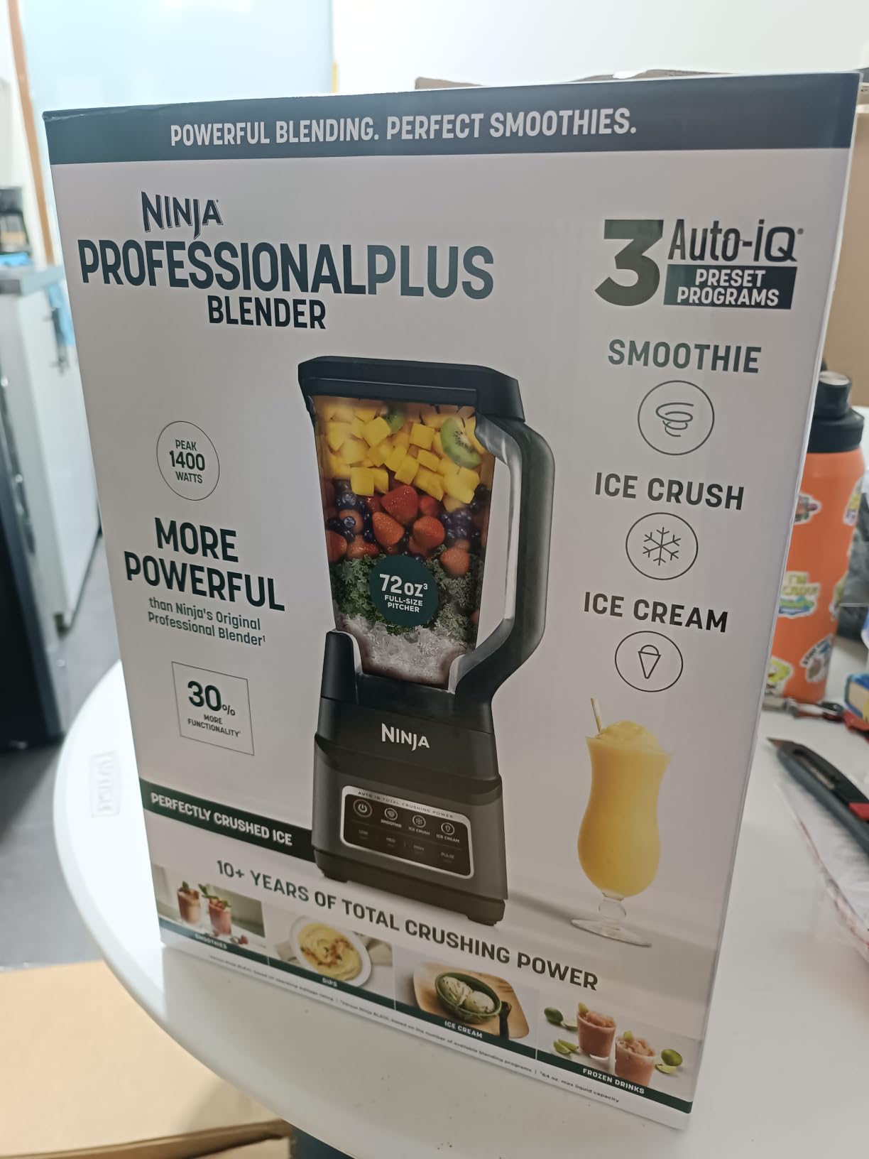 Ninja Professional Plus Blender, Auto-iQ, 1400W, 72oz Pitcher, BN701 customer photo 2