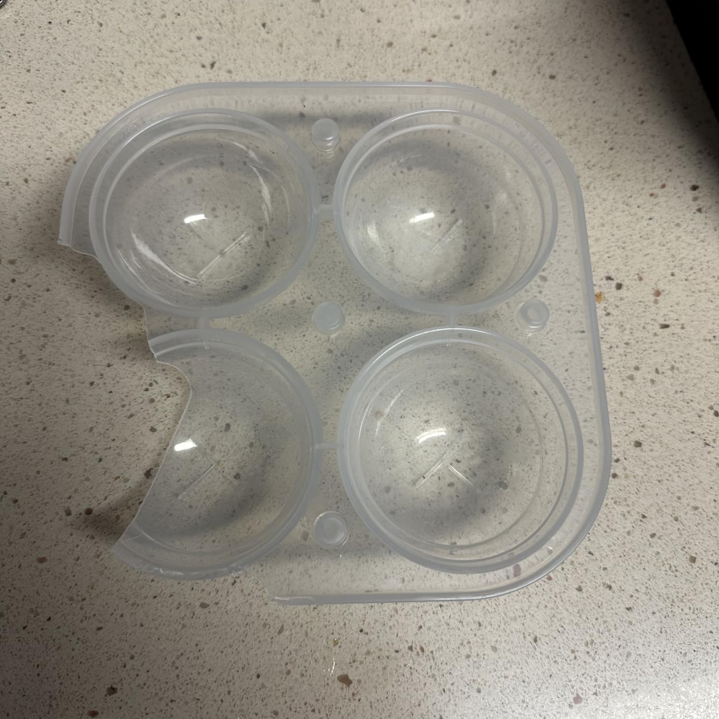 Samuelworld Large Silicone Premium Ice Trays, 2-Pack Combo, 2 Inches Big Cubes & 2.5 Inches Sphere Ice Molds - BPA Free, Craft Ice Maker for Gifting, Whiskey, Cocktails, Easy Release - Gray customer photo 1