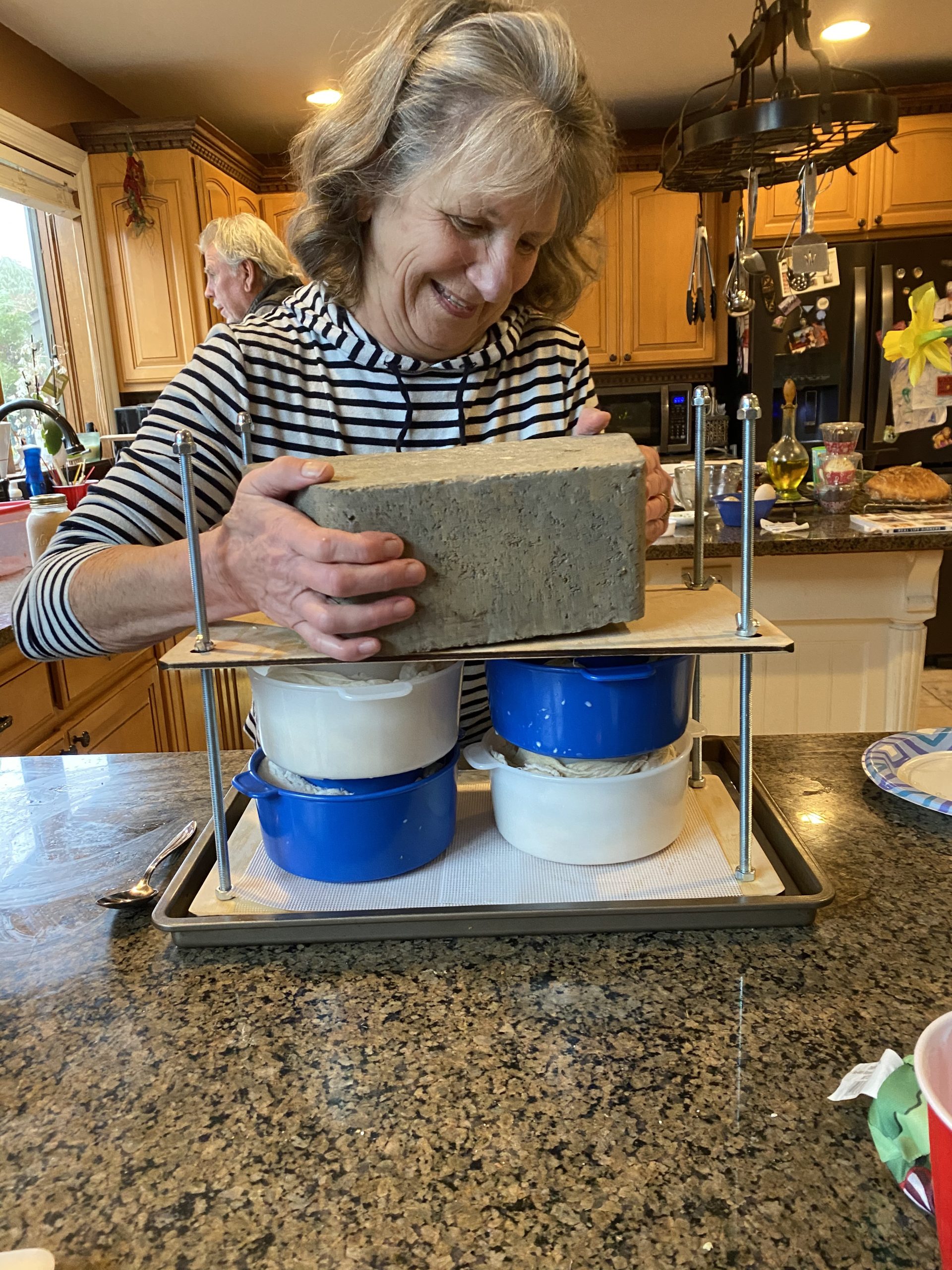PetriStor Wooden Cheese Press for Making Supplies - 16in Metal Guides, 13in Mold With Follower Piston, 1.3Qt - Ultimate Home Cheese Press customer photo 1