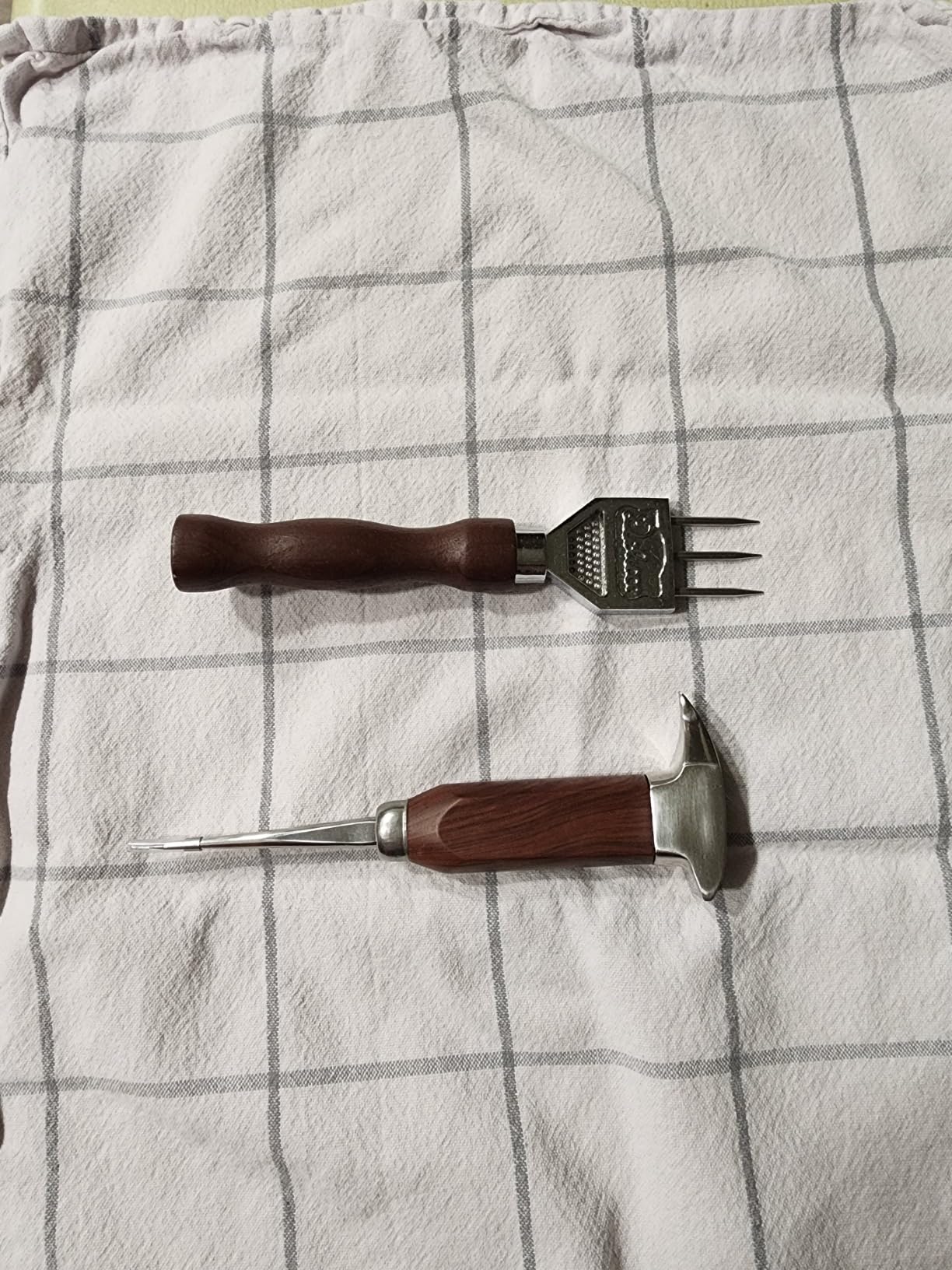 Ice Pick set of 2-7.24 Inch and 6.8Inch Stainless Steel Ice Crusher with Wood Handle, Japanese Style Ice Chipper Ideal for Bars and Home customer photo 1