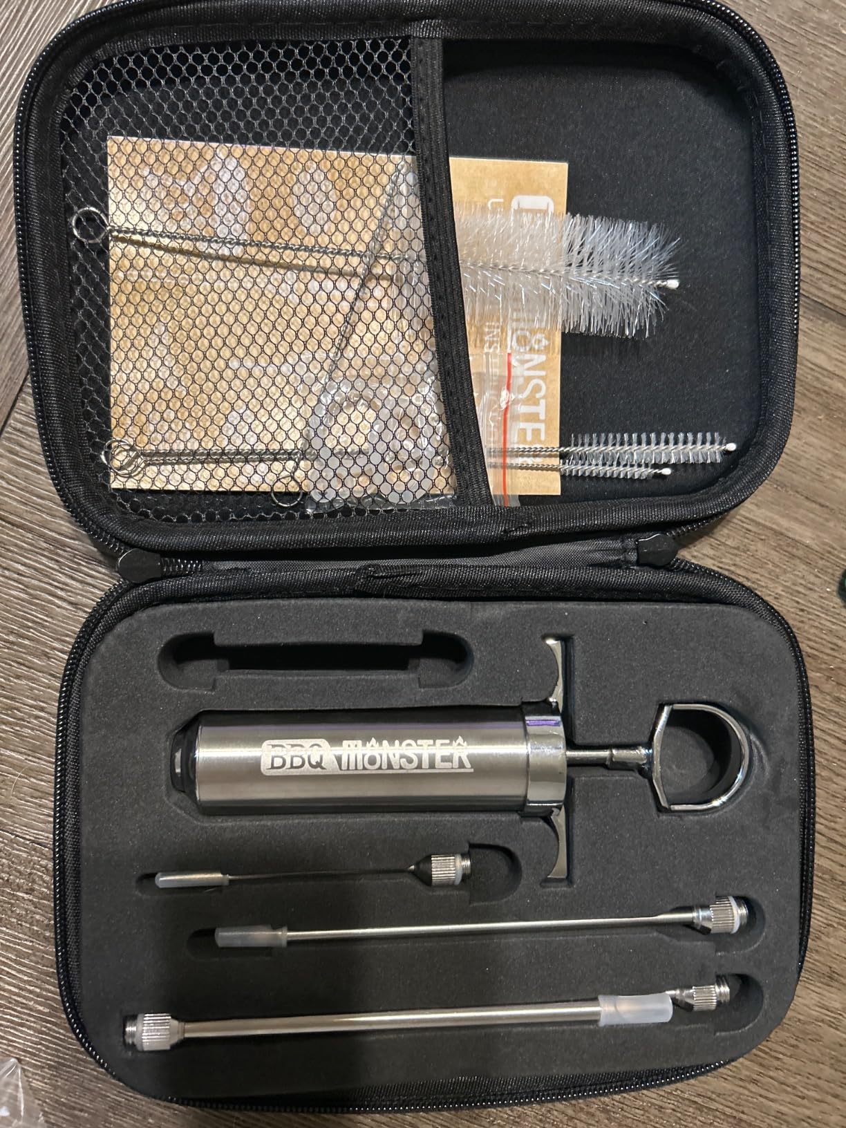 BSQ MONSTER Meat Injector Syringe Kit with 4 Professional Marinade Injector Needles and Travel Case for BBQ Grill Smoker customer photo 2
