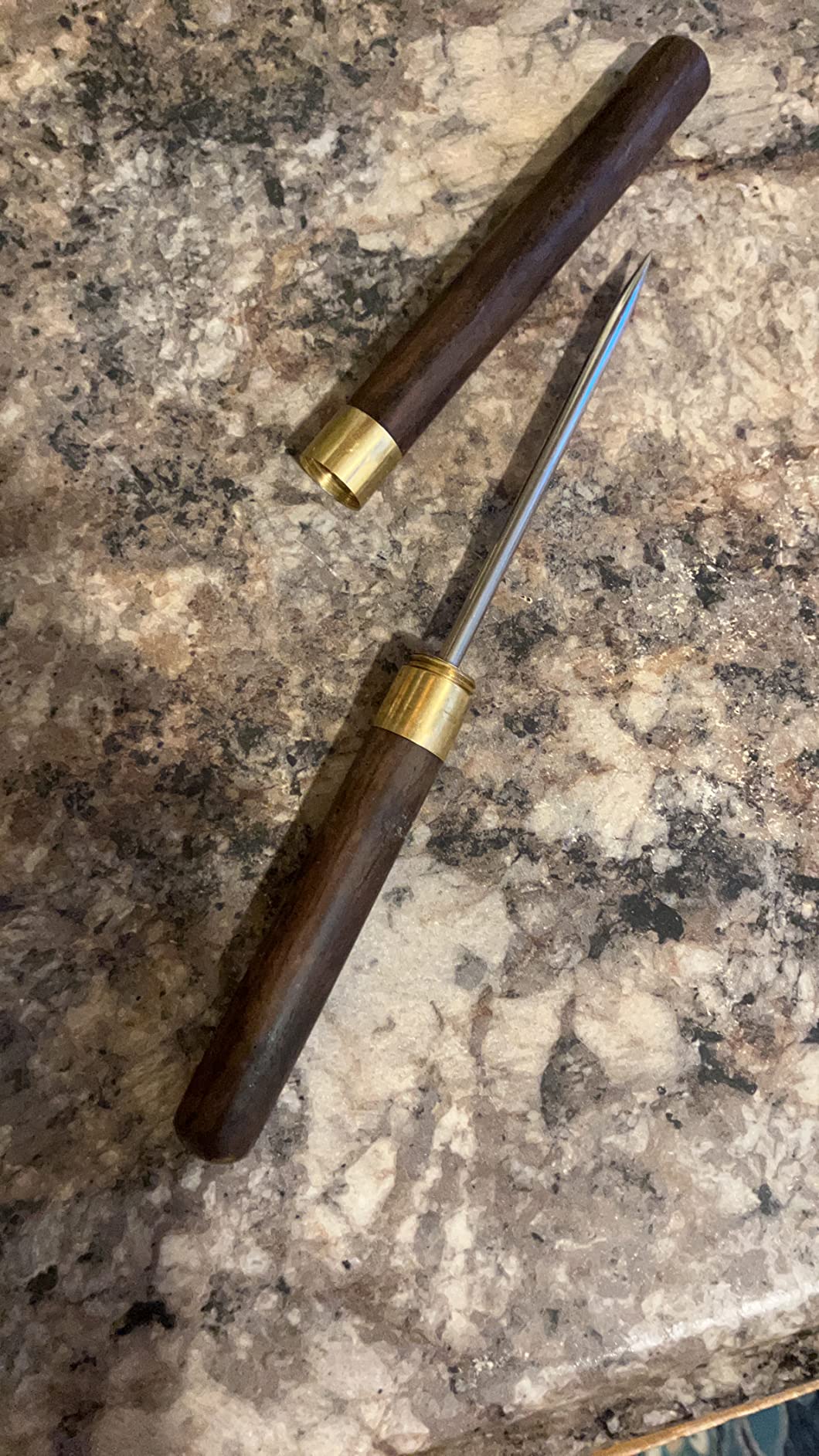 Heavy Duty Ice Pick with Safety Cover - Stainless Steel Wood Handle Ice Chipper for Breaking Ice in Freezer, Kitchen & Bartending - Also for Fishing & Crafts (9 Inch) customer photo 1