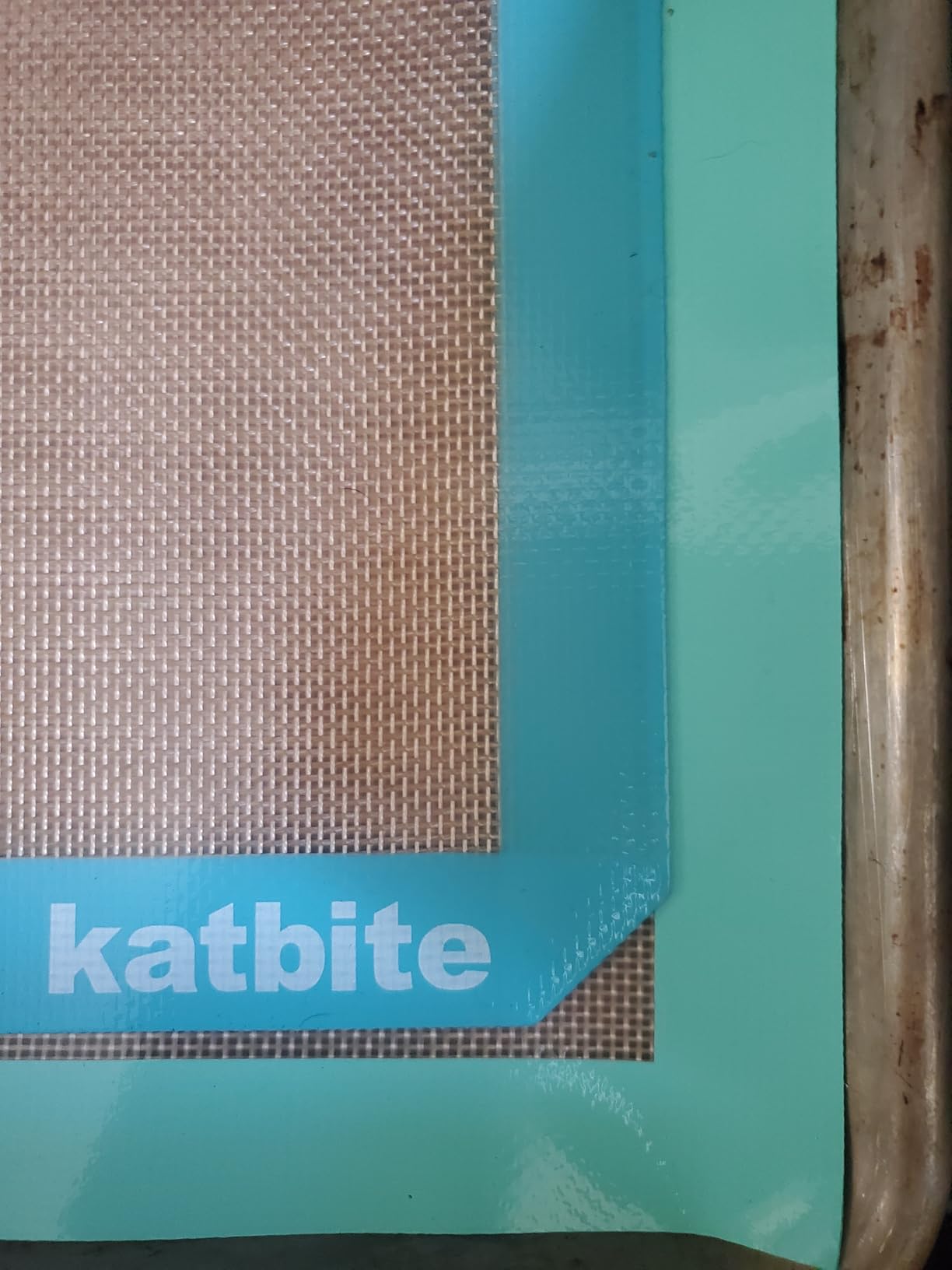 Silicone Baking Mat, Katbite Large Baking Mat Set of 3-2 Half Sheets Mats (11 5/8