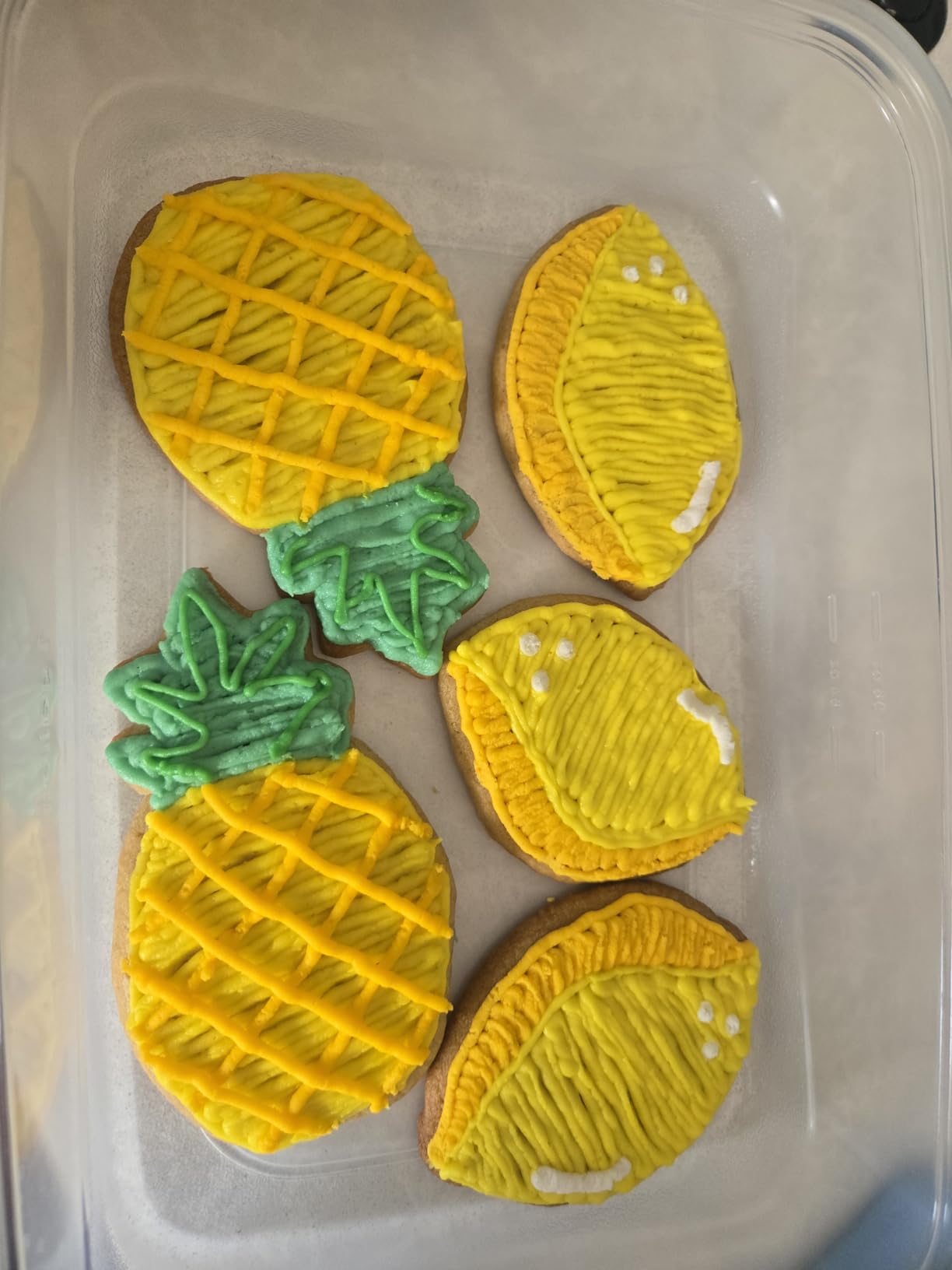 Ann Clark Summer Fruit Cookie Cutters 7-Pc. Set (Lemon, Peach, Pineapple, Watermelon, Orange, Strawberry, Apple) Made in USA customer photo 1