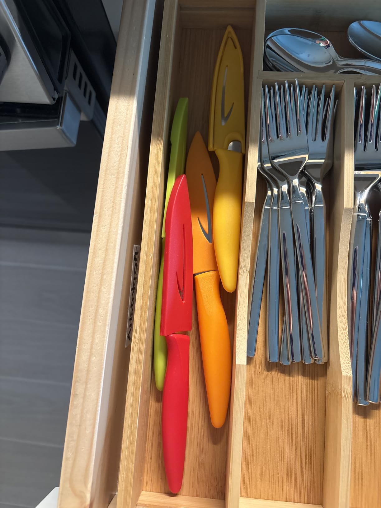 VITUER Paring knife, 4PCS Paring knives (4 Knives and 4 Knife cover), 4 Inch Peeling Fruit and Vegetable Knife, Ultra Sharp Kitchen Knives, German Steel, PP Plastic Handle customer photo 2