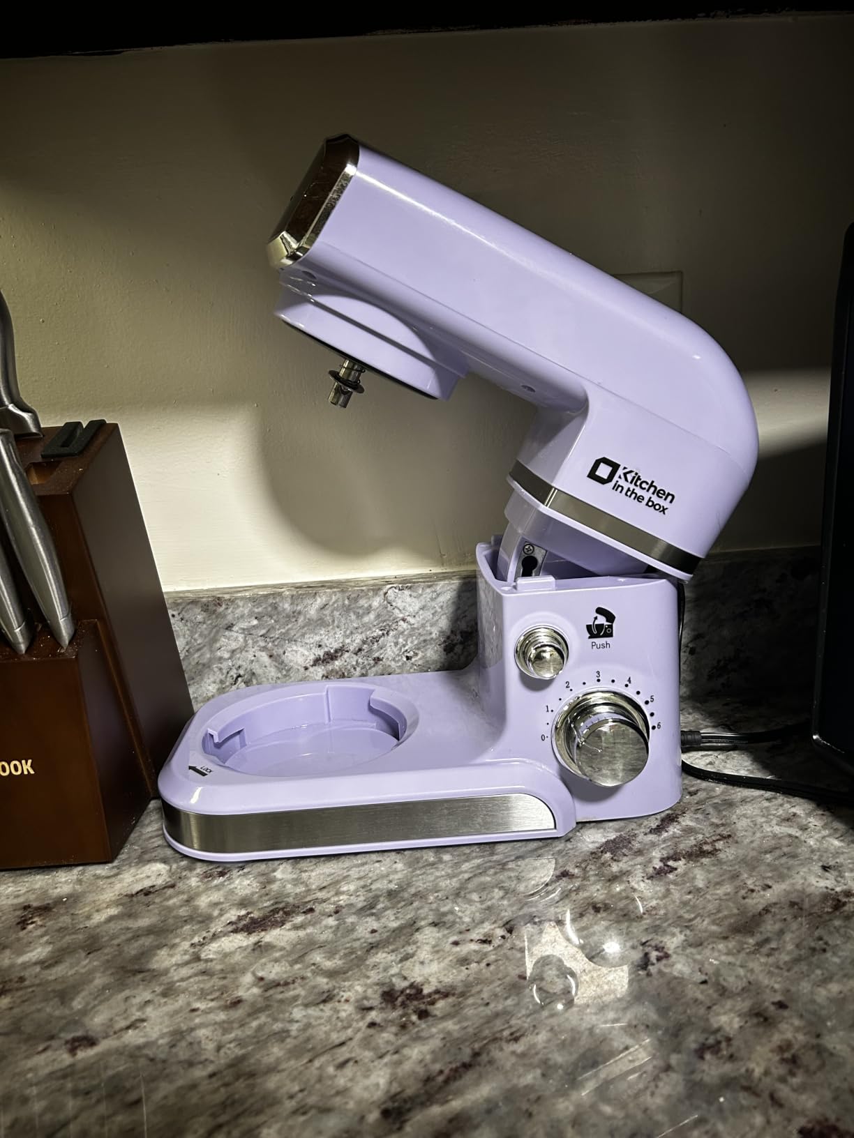 Kitchen in the box Stand Mixer, 3.2Qt Small Electric Food Mixer, 6 Speeds Portable Lightweight Kitchen Mixer for Daily Use with Egg Whisk, Dough Hook, Flat Beater customer photo 2
