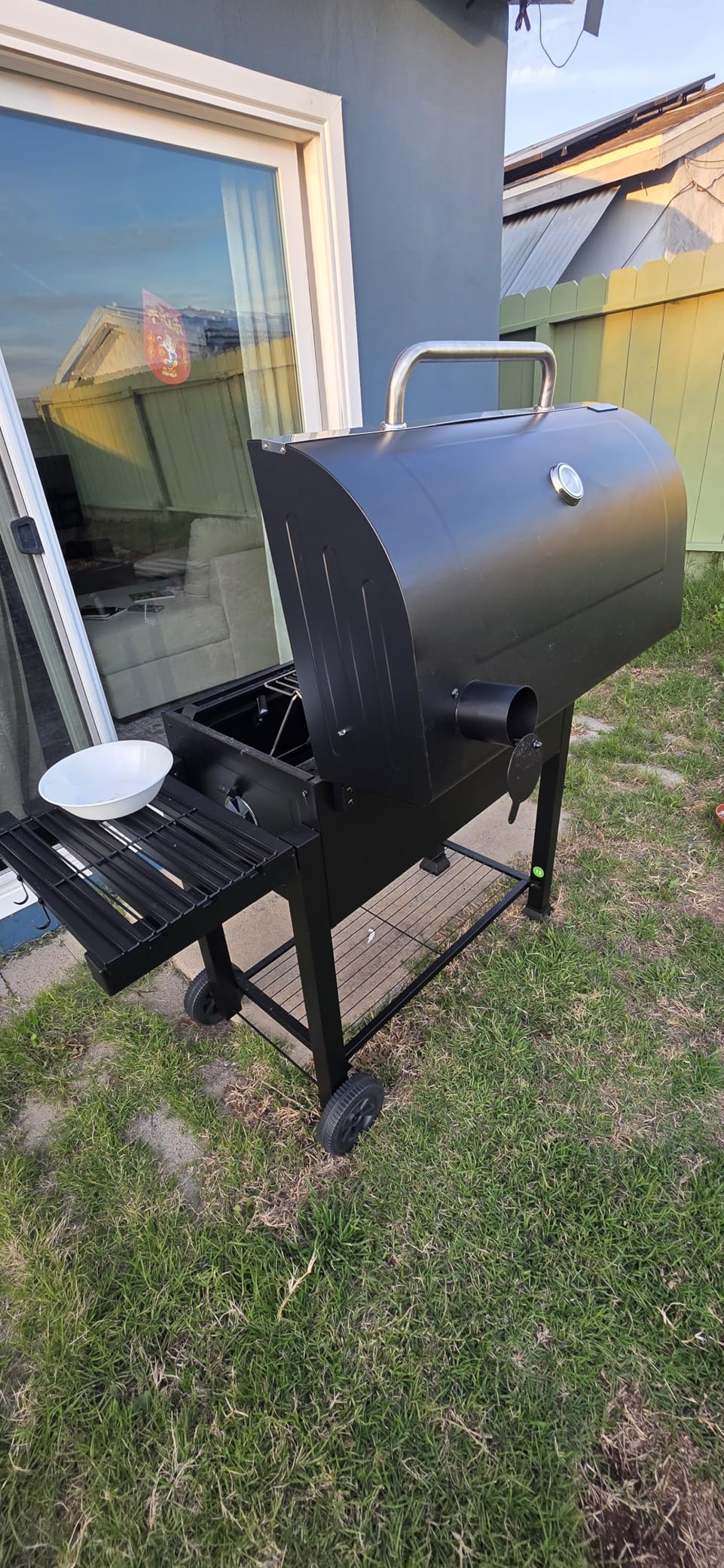 Captiva Designs Charcoal Grills Extra Large Barbecue Grill Heavy Duty, 794 SQ.IN Oversize Cooking Area, with 2 Individual Lifting Charcoal Trays and Foldable Side Tables customer photo 1