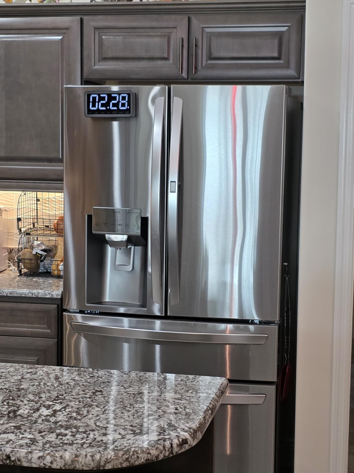 VOCOO Digital Kitchen Timer with 7.8 Extra Large Display, Magnetic LED, with 3 Brightness, 4 Alarms and 3 Volume Levels, Battery Powered Countdown Count Up Timer customer photo 1