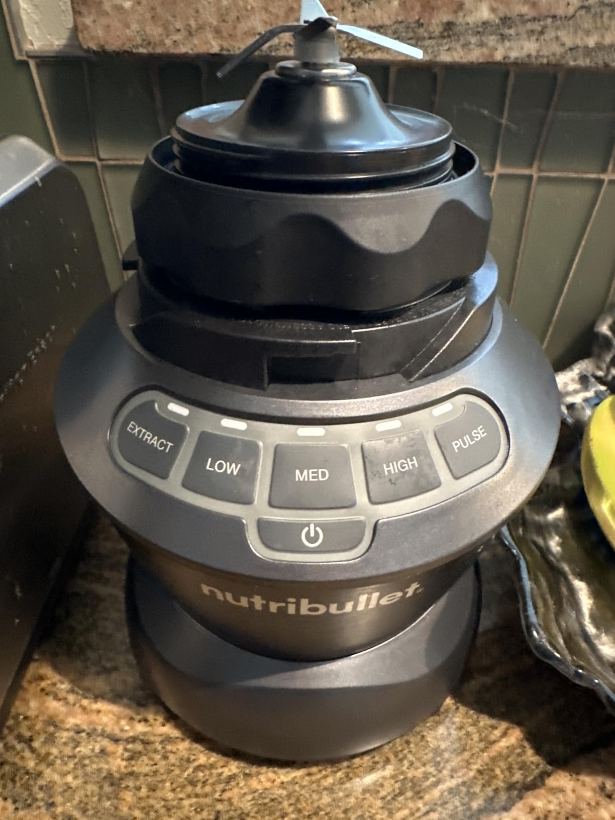 Nutribullet Full-Size Blender Combo, Single-Serve & Large Capacity, 1200W, 64oz Pitcher, 32oz Cup, Extractor Blade, 3-Speed, Pulse, Smoothies, Soups, Sauces, Easy Cleaning, Dark Gray, NBF50500 customer photo 1