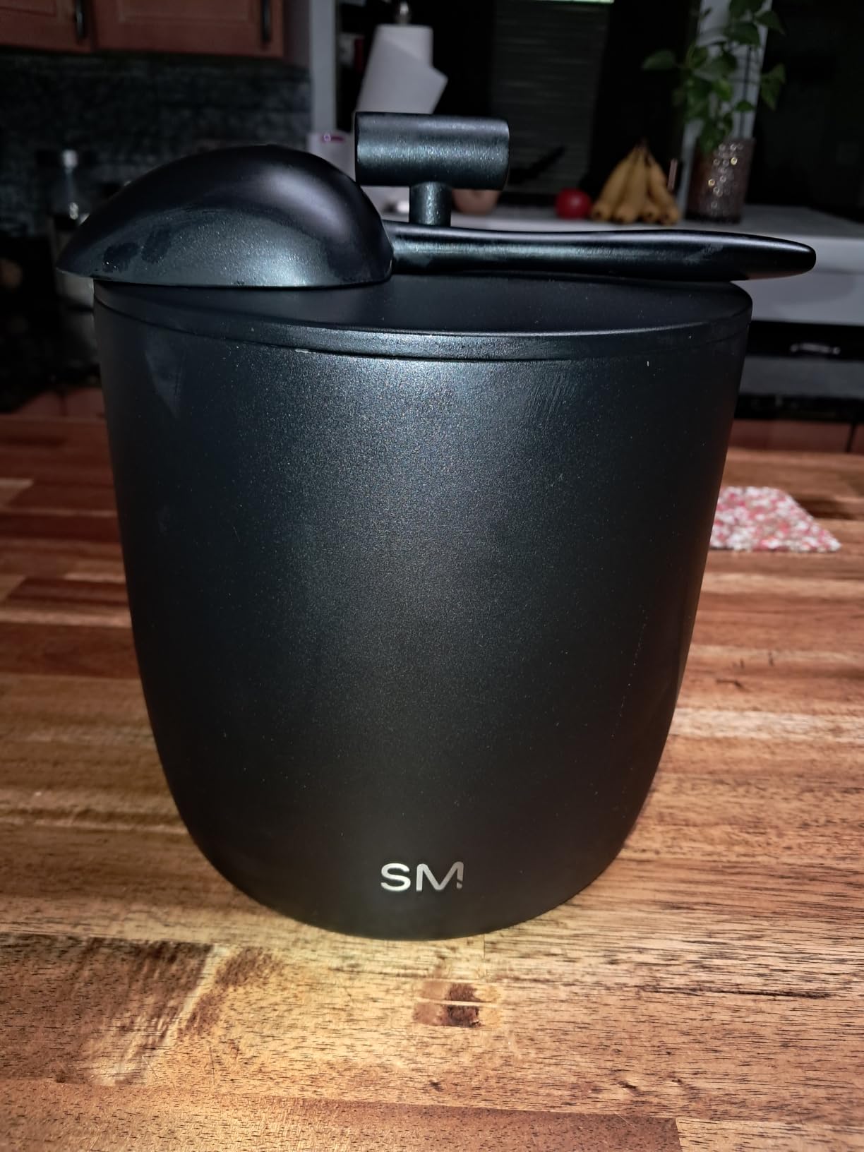 Simple Modern Vacuum Insulated Ice Bucket with Lid and Scoop | for Cocktail, Champagne, Wine, Beer, & Hosting | Stainless Steel 100oz Capacity for Large Parties | Rocks Collection | Midnight Black customer photo 2