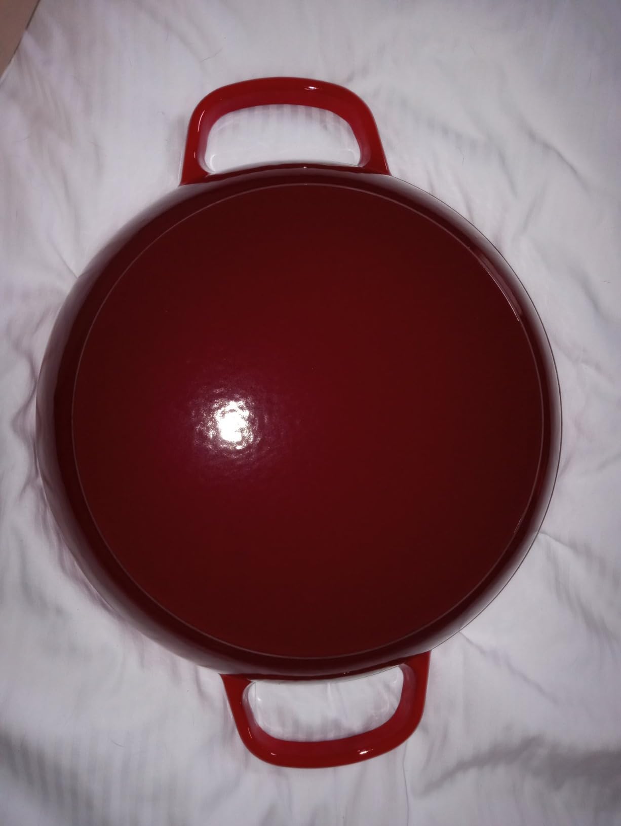 3 Quart Enameled Cast Iron Braiser, Non Stick Enameled Cast Iron Skillet with Lid, Shallow Dutch Oven, Oven Safe up to 500F customer photo 1