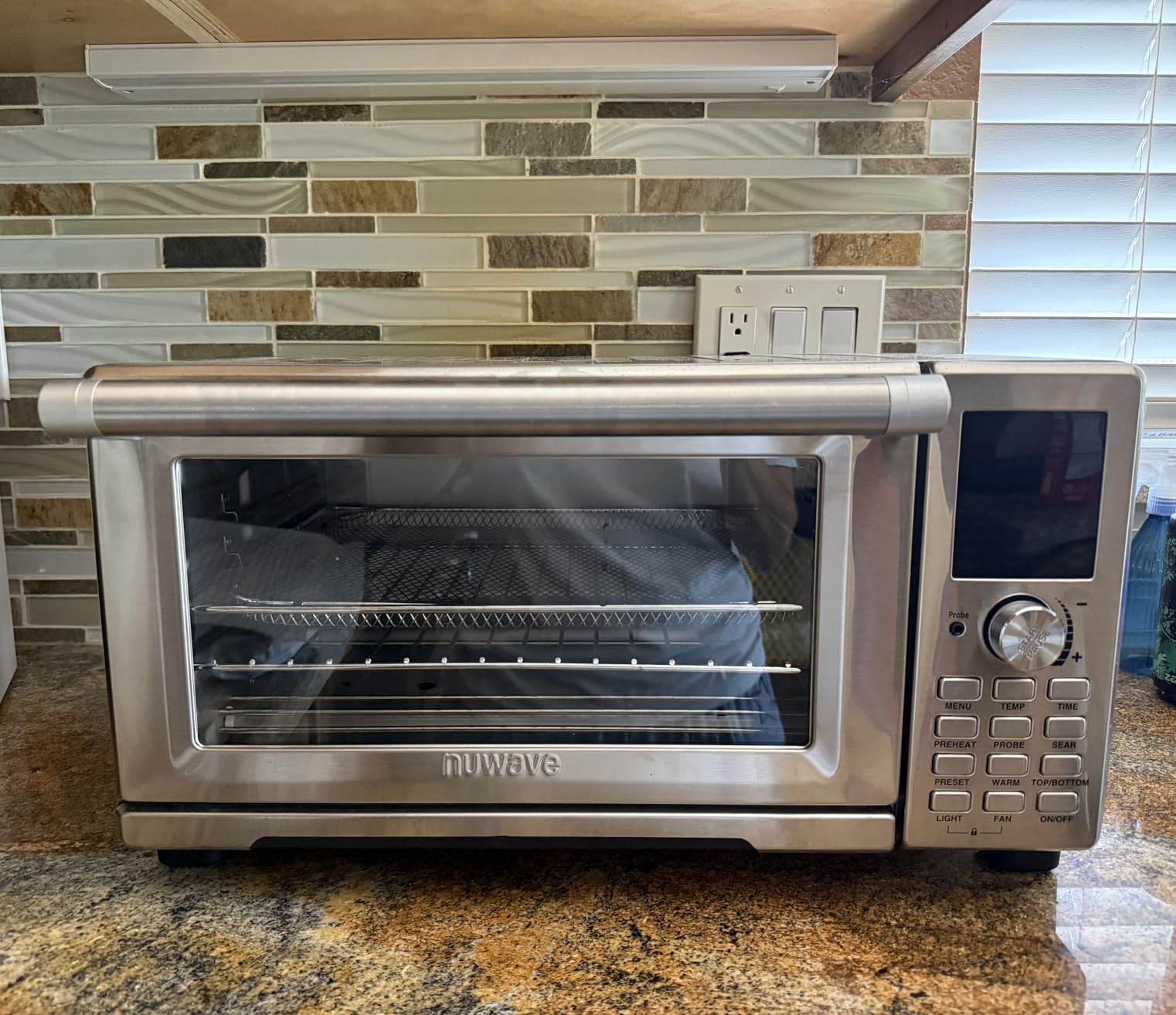 Nuwave Bravo XL Pro Air Fryer Toaster Oven with Grill Combo, 2026 New Ultra-Fast Convection System, 35% Crispier, 2X More Even, 142 Presets, 50-500F, Smarter Probe, PFAS Free, 30QT, Stainless Steel customer photo 1