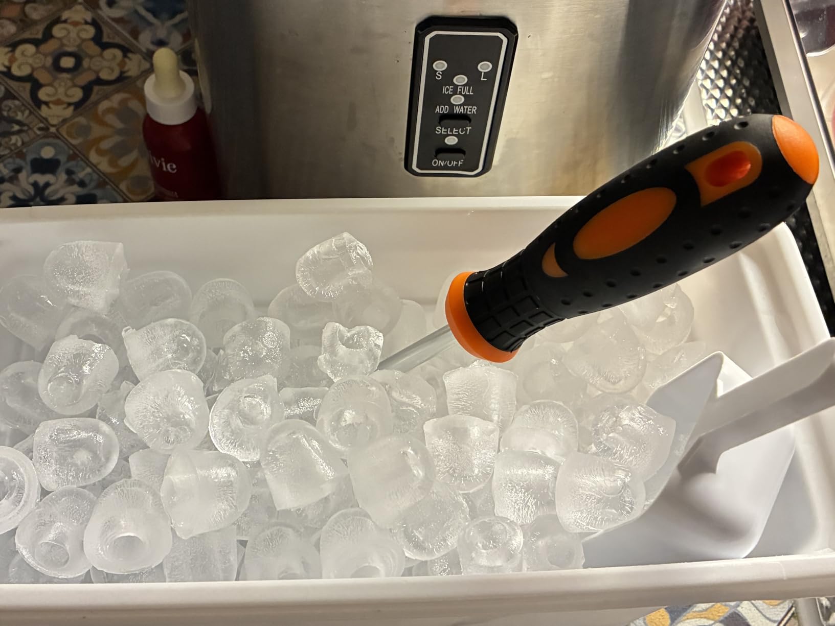 Ice Pick, Ice Pick for Breaking Ice, for Kitchen, Bars, Bartender, Ice Carving Tool, Ice Chipper, Hardened Stainless Steel Blade Head customer photo 1