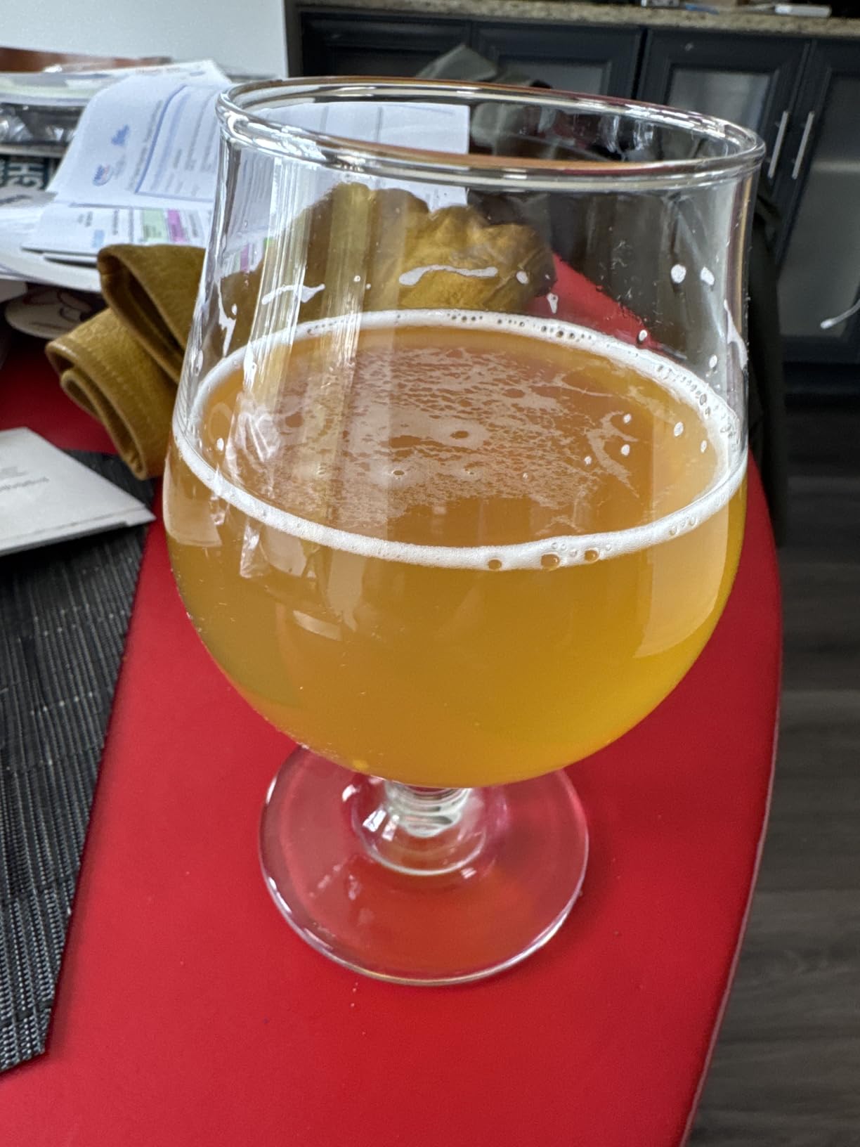 Meolibour Beer Glasses Set of 4, 16 OZ Classic Craft Goblet Glasses, Premium Tumbler Set, Pub, Unique Design Beer Glasses, Dishwasher Safe customer photo 1