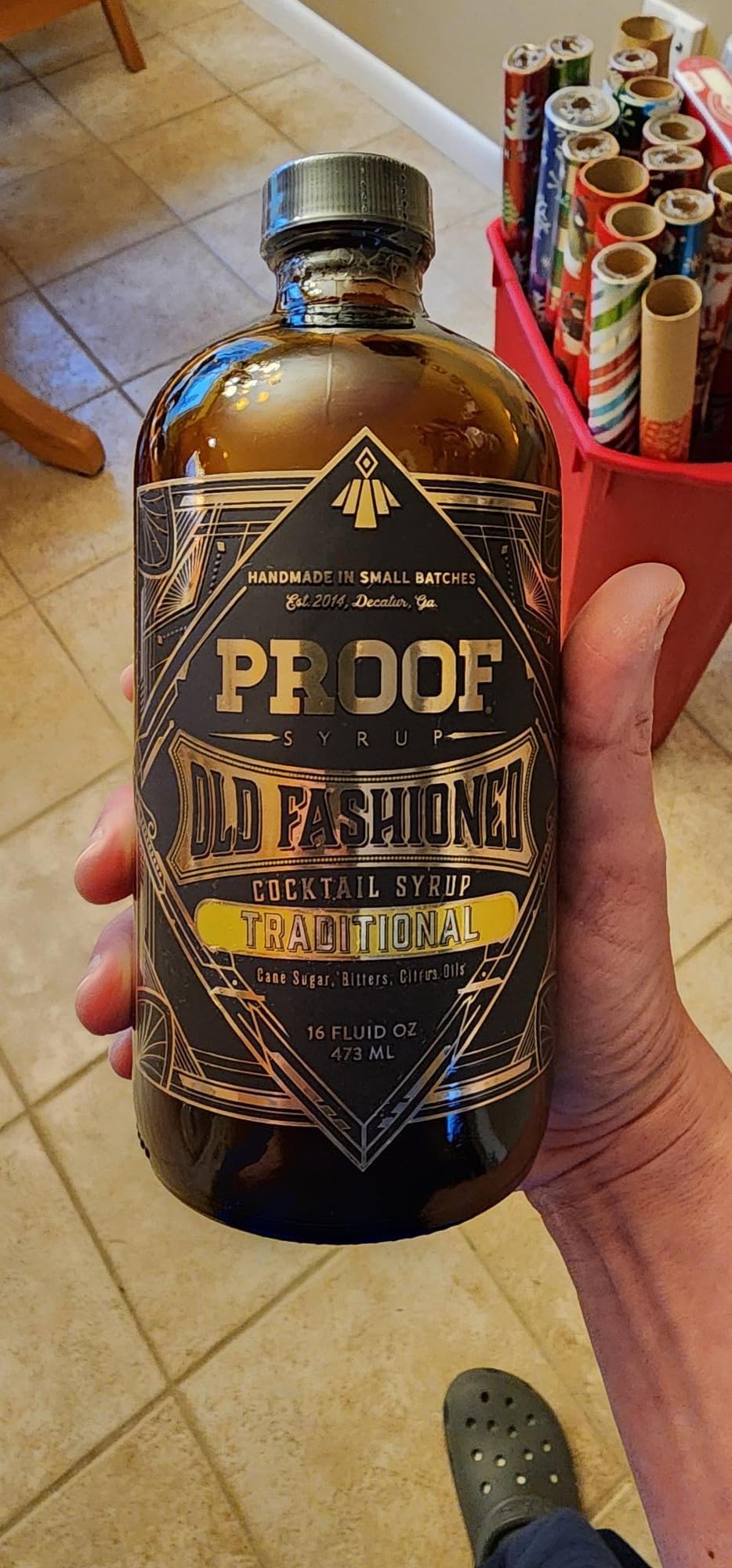 Proof Syrup Old Fashioned Cocktail Mix - Made with Real Bitters & Cane Sugar - Traditional Old Fashion Flavor - Fast, Easy, Delicious, Handcrafted Cocktail Syrup - 16oz - 1 Bottle customer photo 2