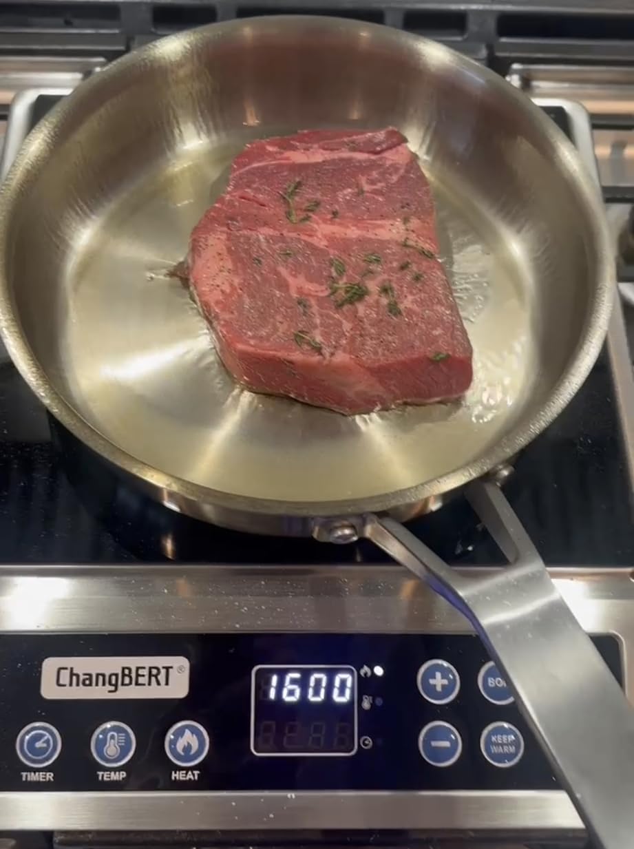 ChangBERT Portable Induction Cooktop Enhanced Version, One-Click Max Power 1800W Large Heating Coil Burner, Precise Temperature Control, NSF Certified Commercial Grade Low Noise Hot Plate customer photo 1