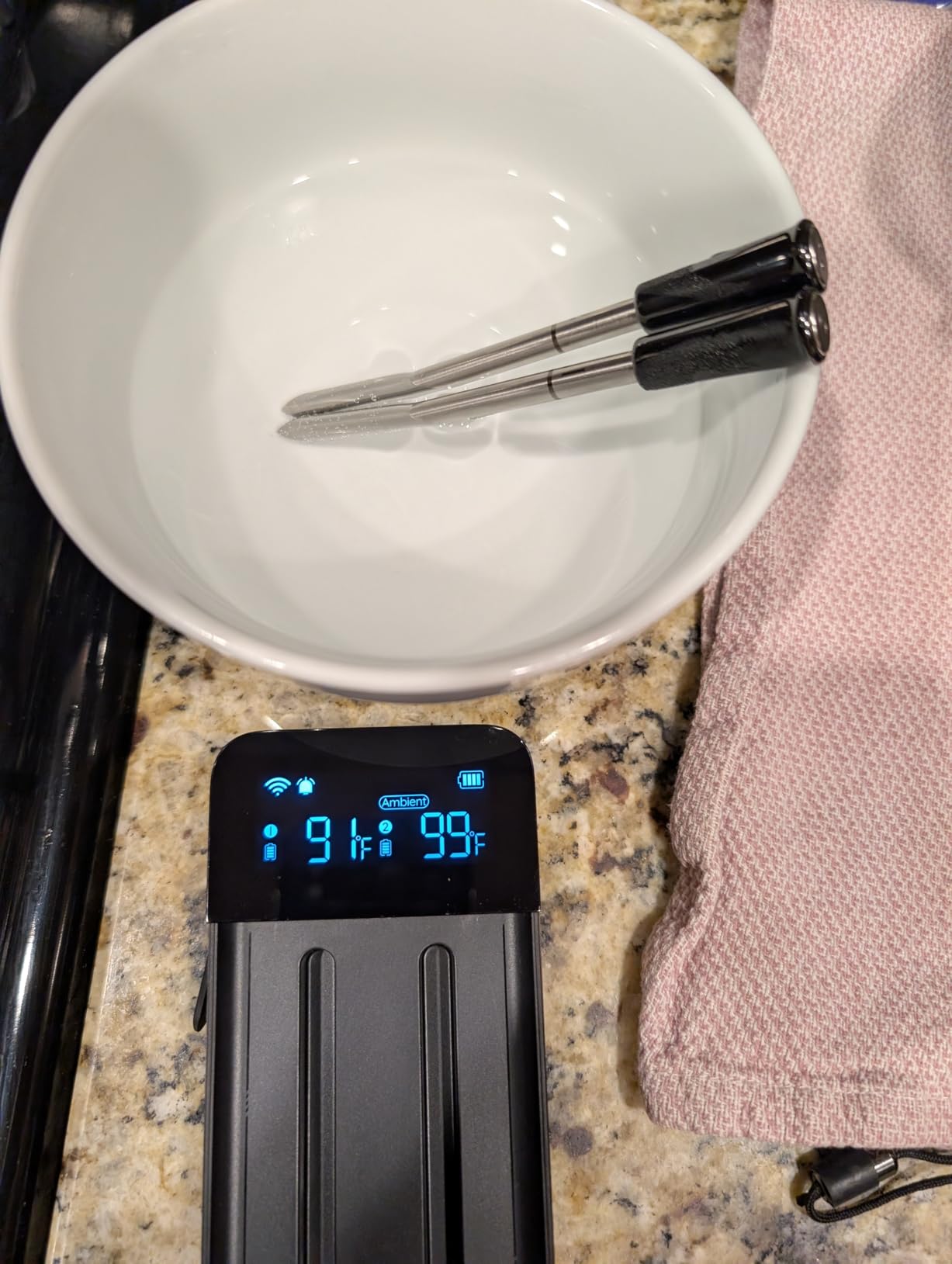 GoveeLife Smart Wireless Meat Thermometer 2 Probes with Stable Bluetooth WiFi Transmission, Digital Oven Thermometer with Accuracy±1.8℉, IP68, Charge Magnetic Base, Alarm, for BBQ, Grill, Smoker customer photo 2