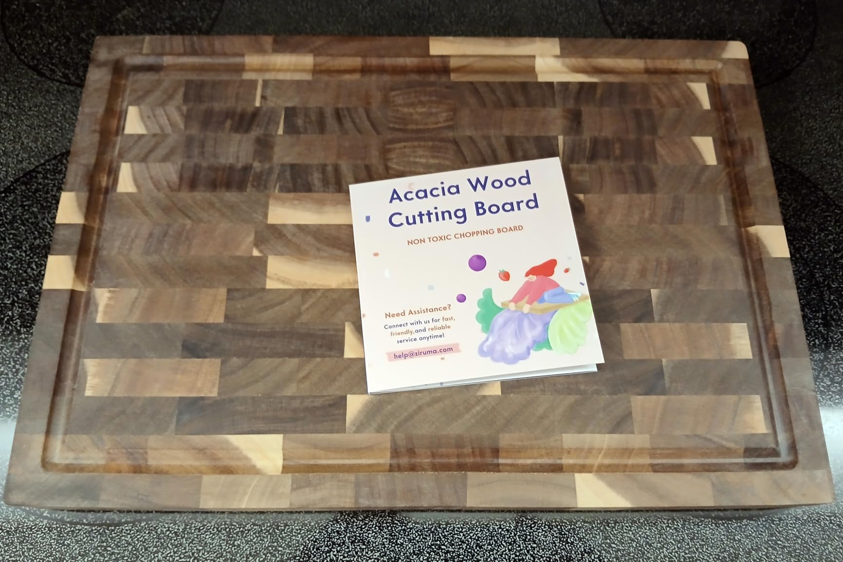 End Grain Butcher Block Cutting Board [1.5