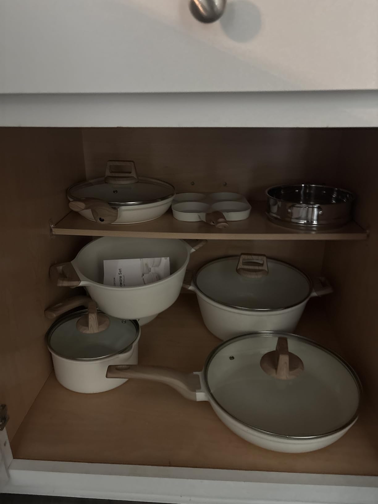 CAROTE 21-Piece Ceramic Pots and Pans Cookware Set, Non Stick Induction Cook Ware Kitchen Cooking Set Non-Toxic Health, PFAS Free customer photo 1