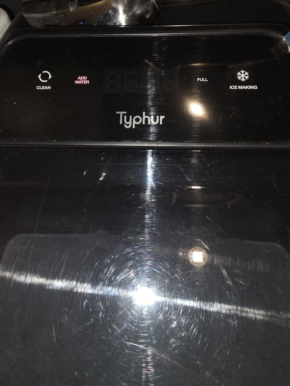 Typhur Fast Nugget Ice Maker Countertop with Self-Cleaning Pump, 35lbs/24H Crushed Pebble Ice Machine with Pellet Ice, 8 Packs Cleaner, Dual Ice Scoops for Home, Kitchen, Party, RV, Stainless Steel customer photo 1