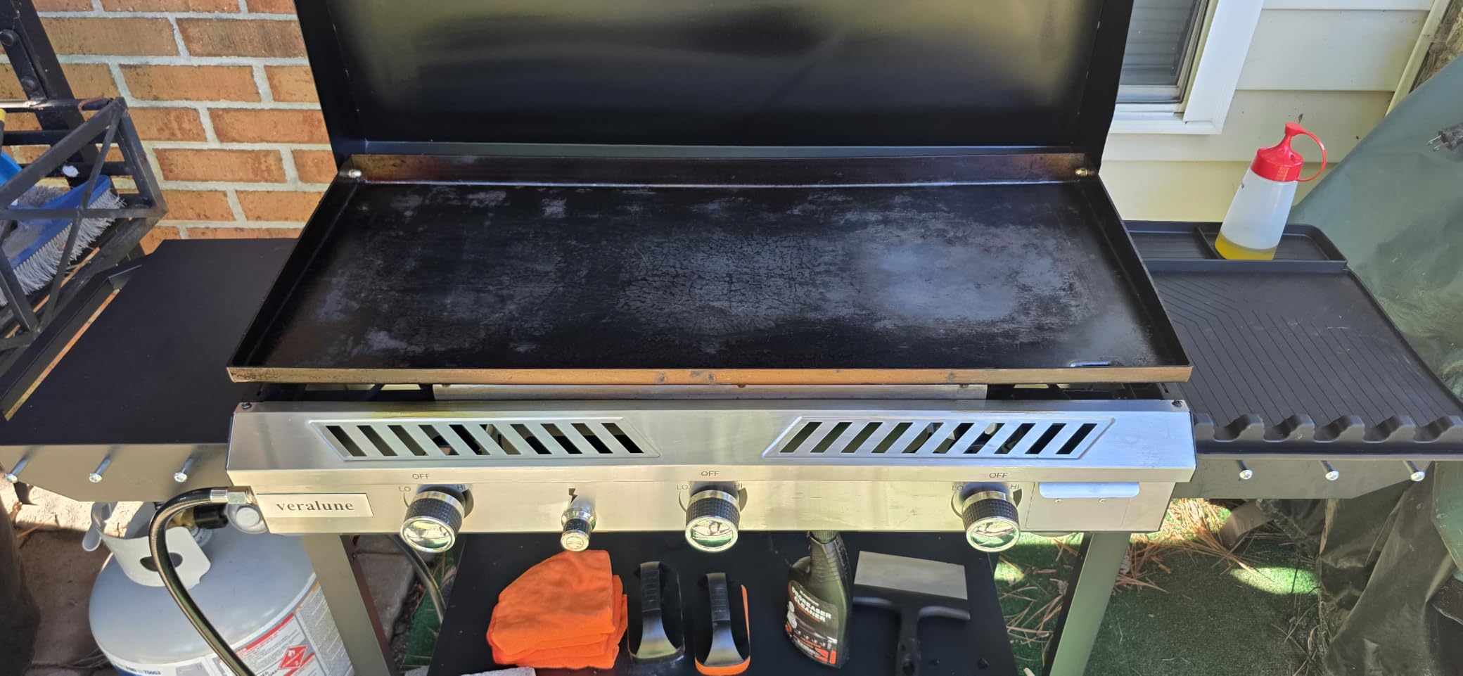 Veralune 55000 BTU 4+1 Infrared Grill, Porcelain Grates Steel Body | Fast heating, accurate temp control, ample cooking space, easy take apart and clean for outdoor BBQs customer photo 2
