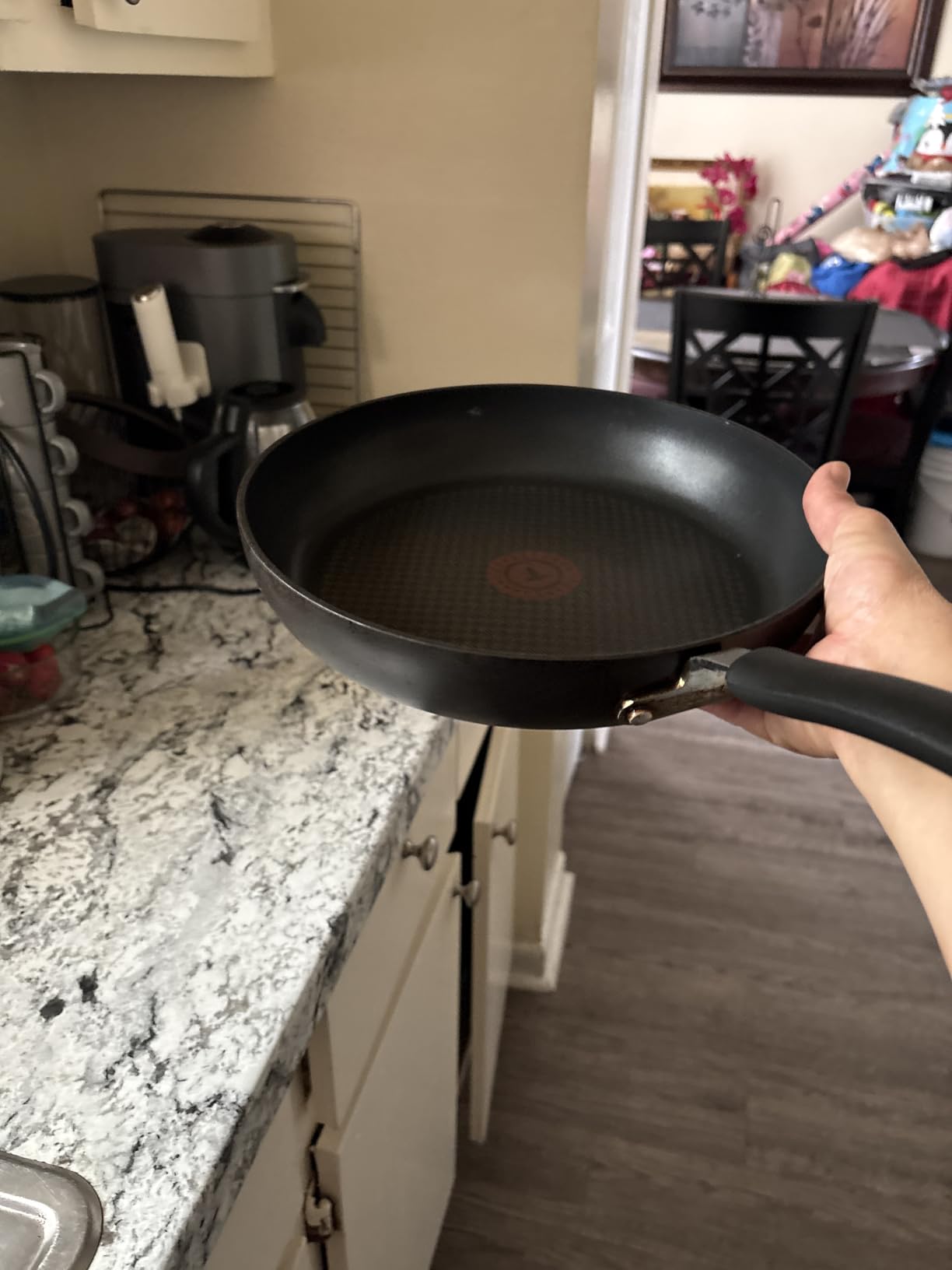 T-Fal Ultimate Hard Anodized 12-Piece Ceramic Nonstick Cookware Set, Oven Safe Up to 400F customer photo 1