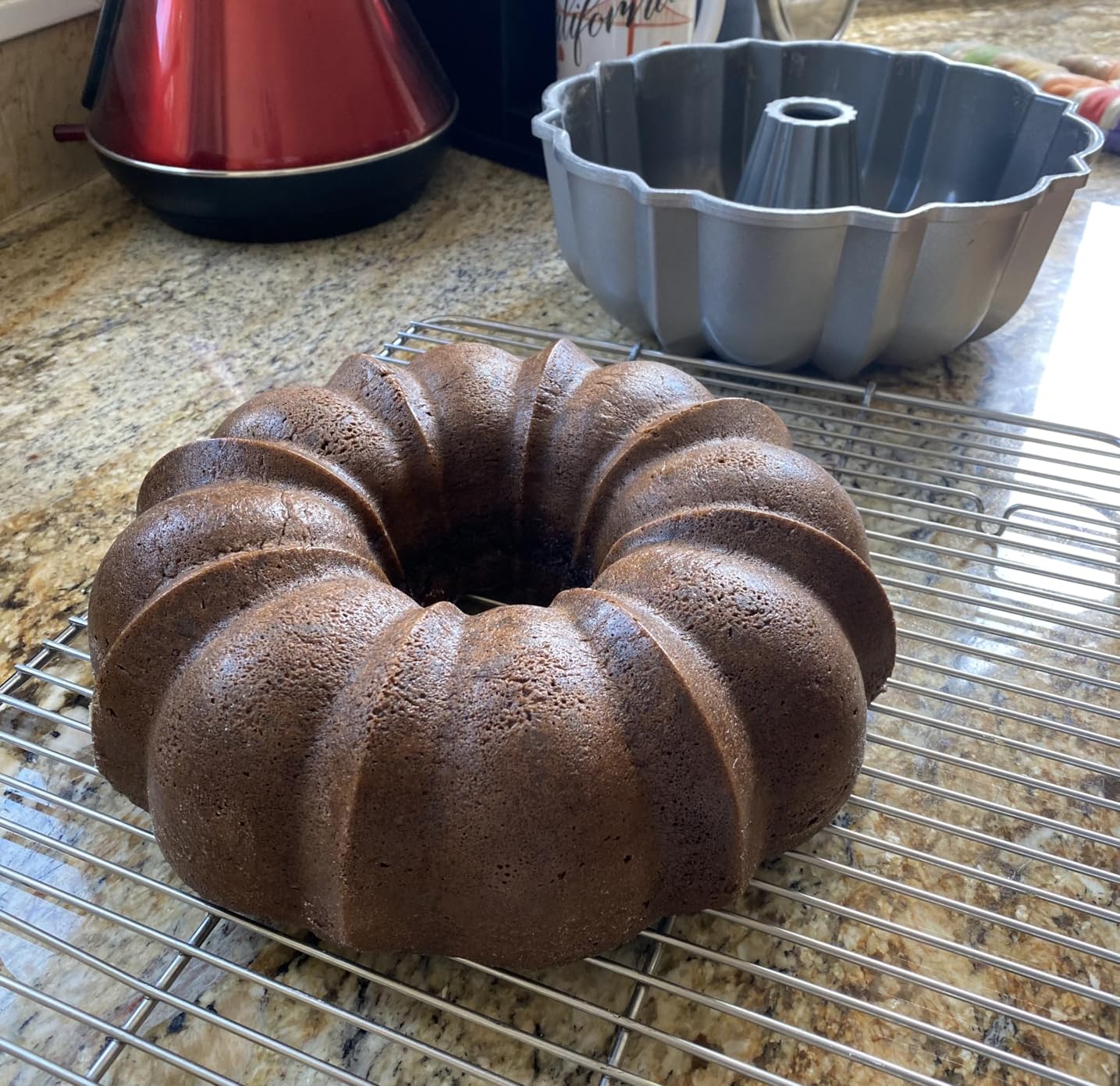 Nordic Ware Original Bundt, 12-Cup, Graphite customer photo 1