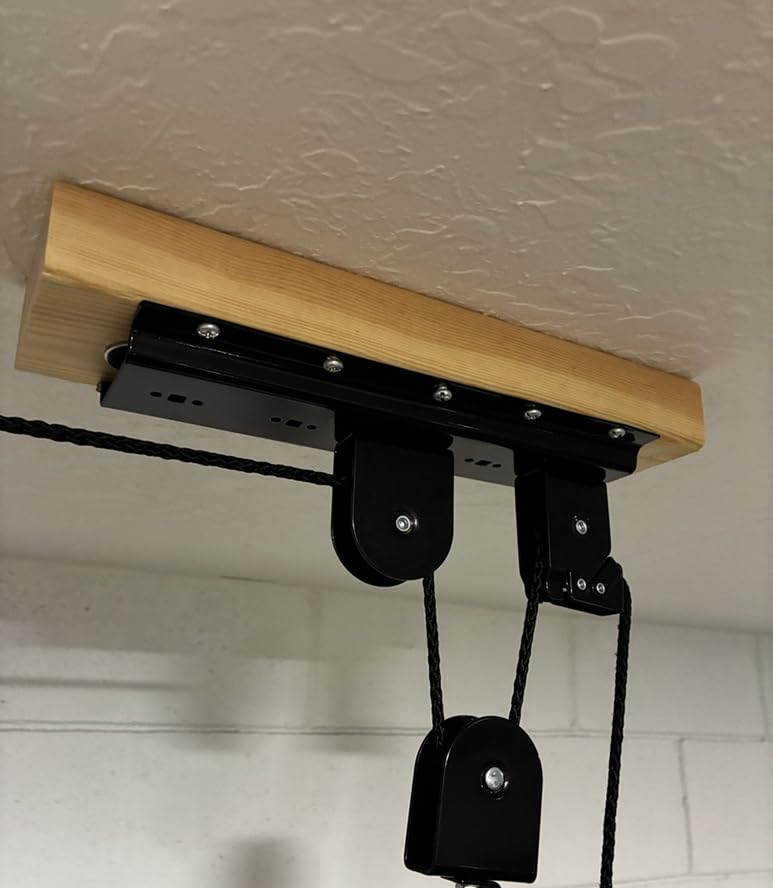RAD Sportz Bicycle Hoist Quality Garage Storage Bike Lift with 100 lb Capacity Even Works as Ladder Lift Premium Quality | Bike Hoist with 100lb Capacity - Secure Garage Ceiling Storage for Bicycles or Ladders customer photo 2