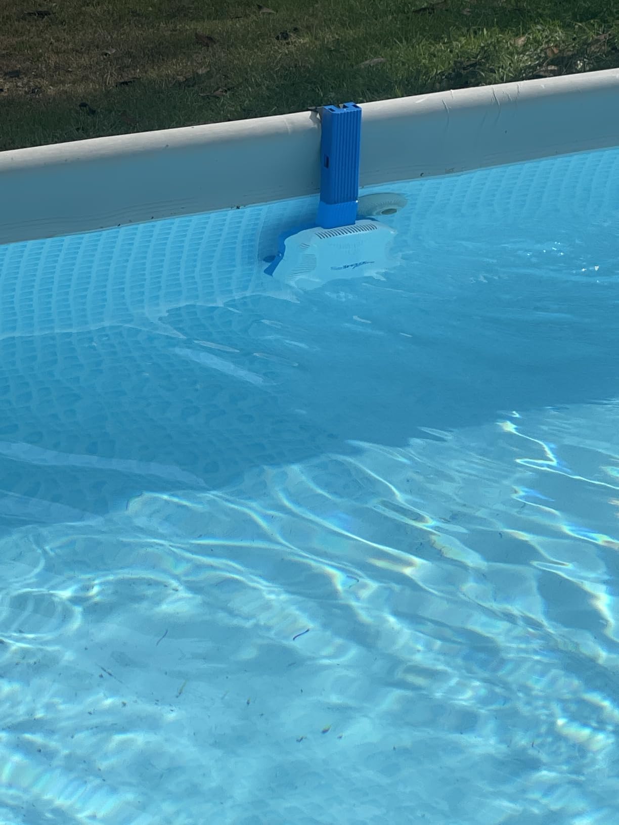 Solaxx Saltron Retro Salt Chlorine Generator | USA-Made | Above Ground Pool | Saltwater pool system for 20,000 gallons max, with built-in timer, self-cleaning operation, and effortless installation customer photo 2