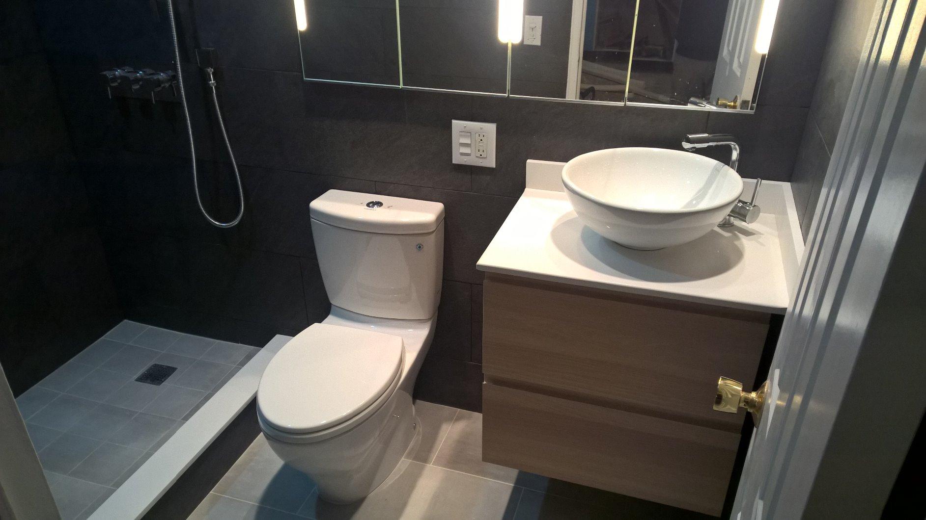 KRAUS Elavo Round Vessel White Porcelain Ceramic Bathroom Sink, 16 inch KCV-141 customer photo 2