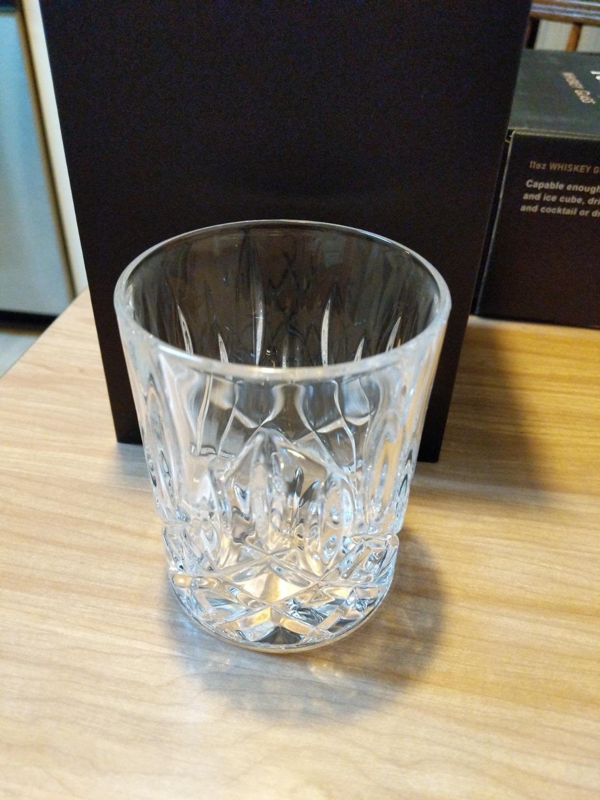 Nachtmann Noblesse Collection Whiskey Glass, Set of 4 Crystal Clear Glasses, 4-Inch Tumbler for Scotch, Cocktail, Liquor, or Bourbon, 10-Ounce, dishwasher safe customer photo 1