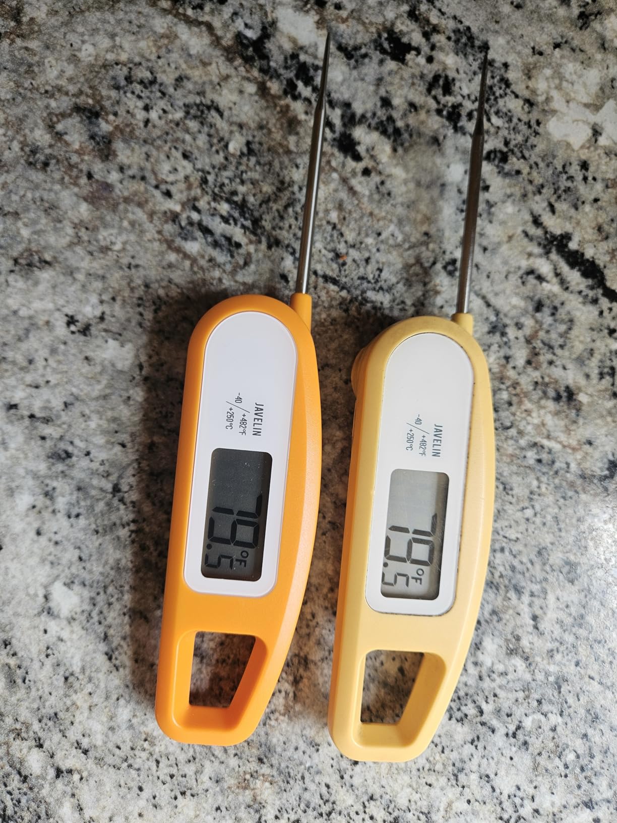 Lavatools Javelin Ultra-Fast 3-Second Digital Instant Read Meat Thermometer for Grill and Cooking, 2.75 inch Probe, Compact Foldable Design, Large Display, IP65 Water Resistant, NSF Certified - Wasabi customer photo 1