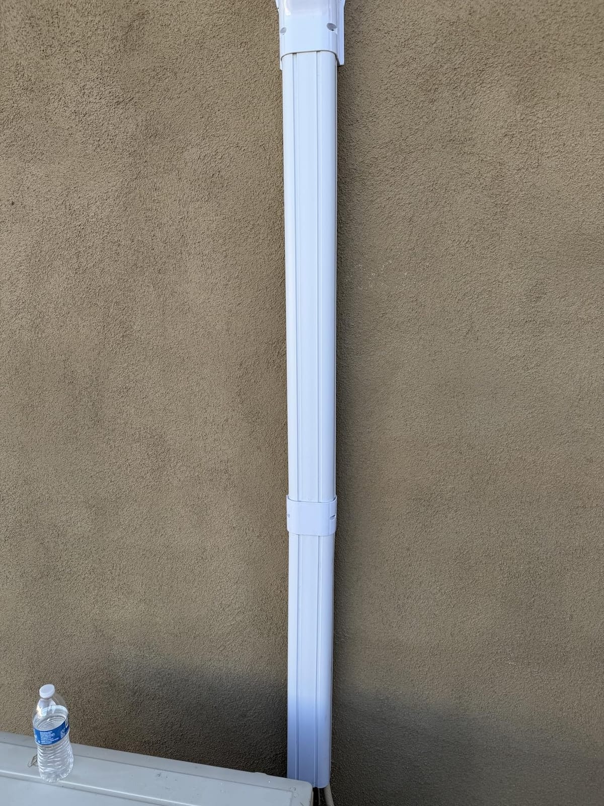Ductless HVAC Mini Split Line Set Cover - for AC Line Cover (White 3x7.5ft) | Protects mini split AC line sets from weather and damage while providing a clean, organized appearance for installations. customer photo 2
