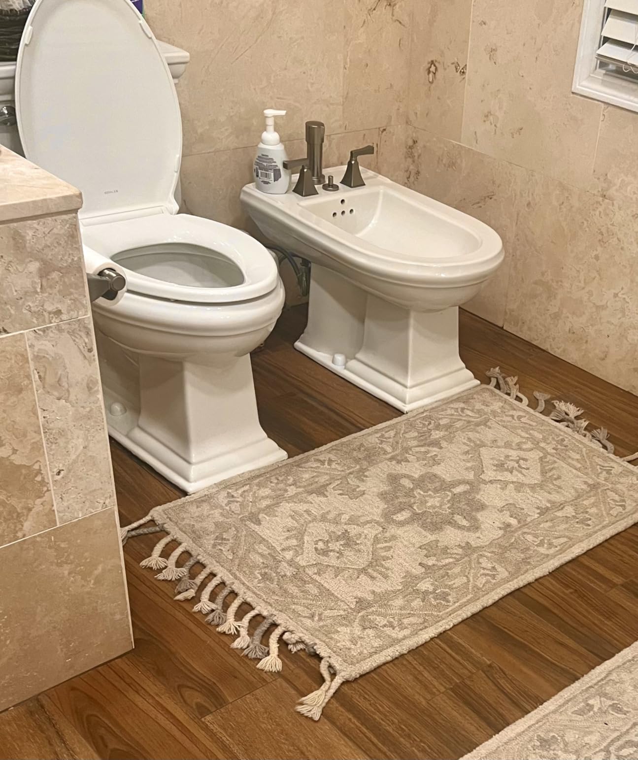 20 sqft Heating Mat System, 120V Electric Radiant Floor Heating System for Tile and Stone with Floor Sensing Thermostat Aube TH115-AF-120S customer photo 1