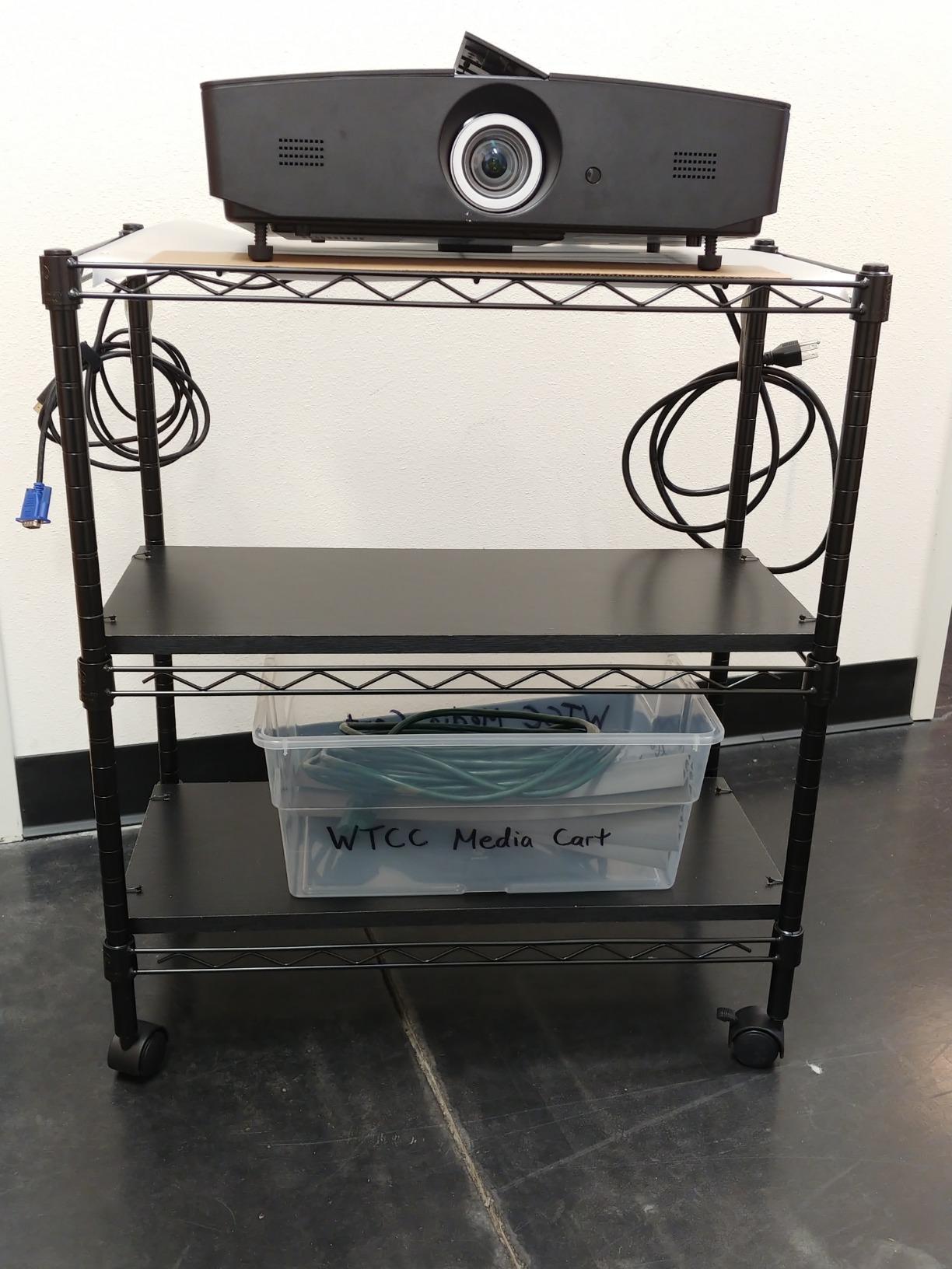 Oceanstar Portable 2-Tier Metal Rolling File Cart, Black customer photo 2