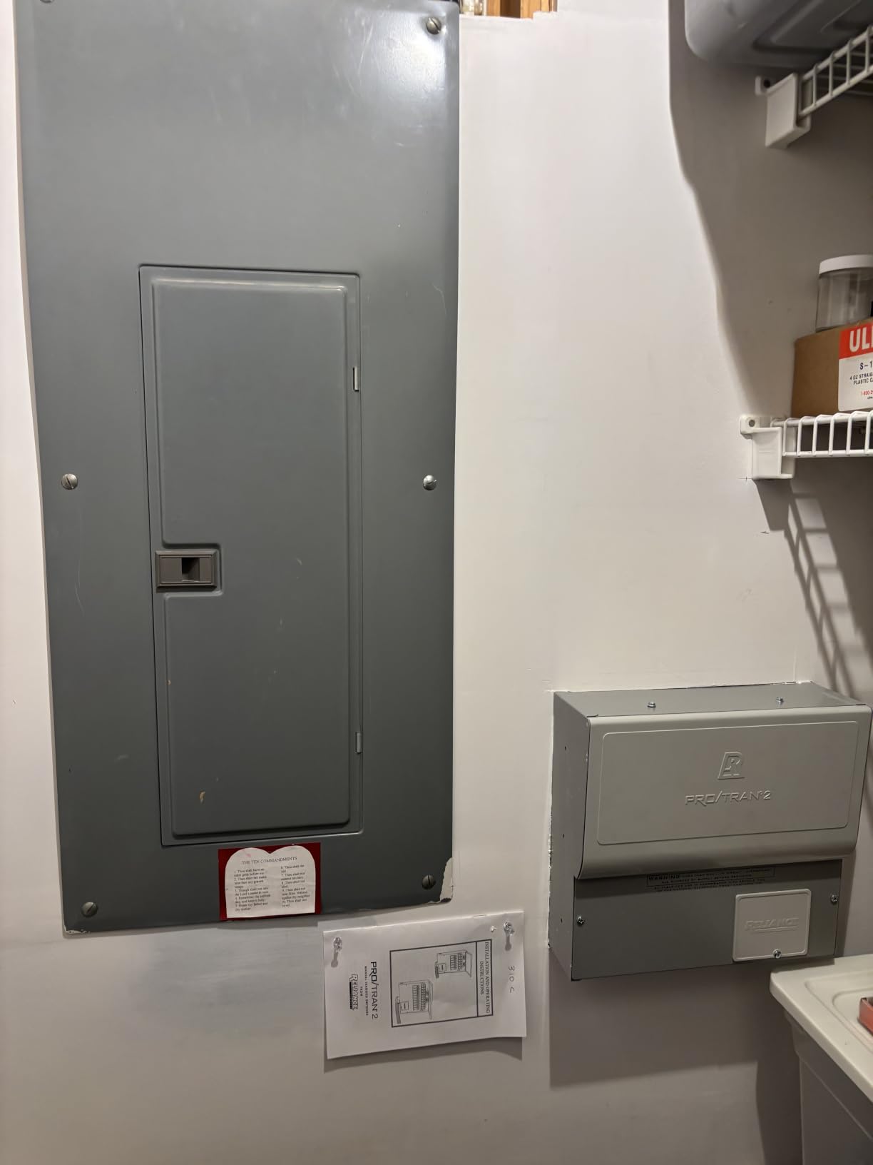 Reliance 310C Pro/Tran2 30-Amp 10-Circuit 2 Manual Transfer Switch customer photo 2