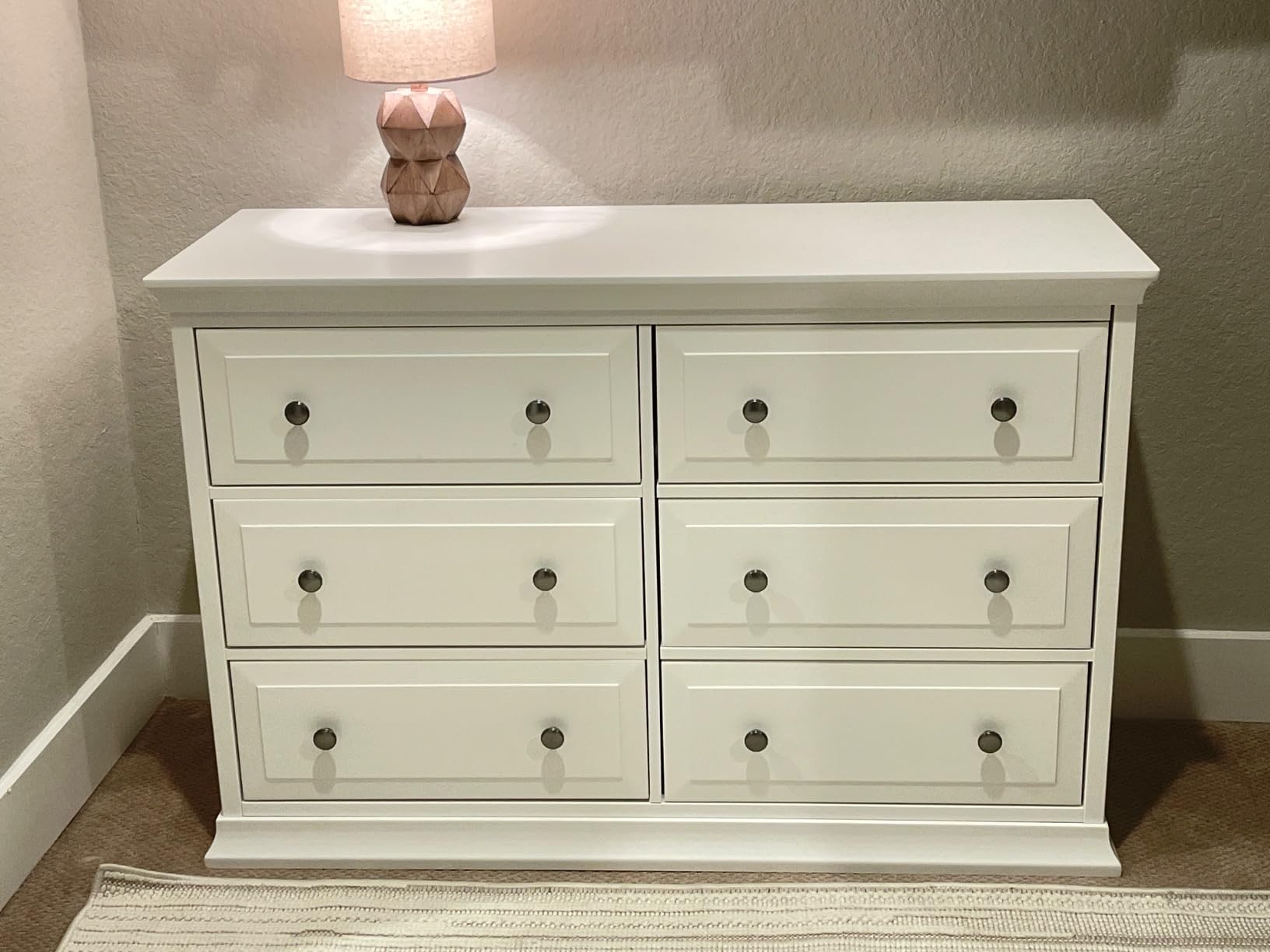 Davinci Signature 6-Drawer Double Dresser in White customer photo 1