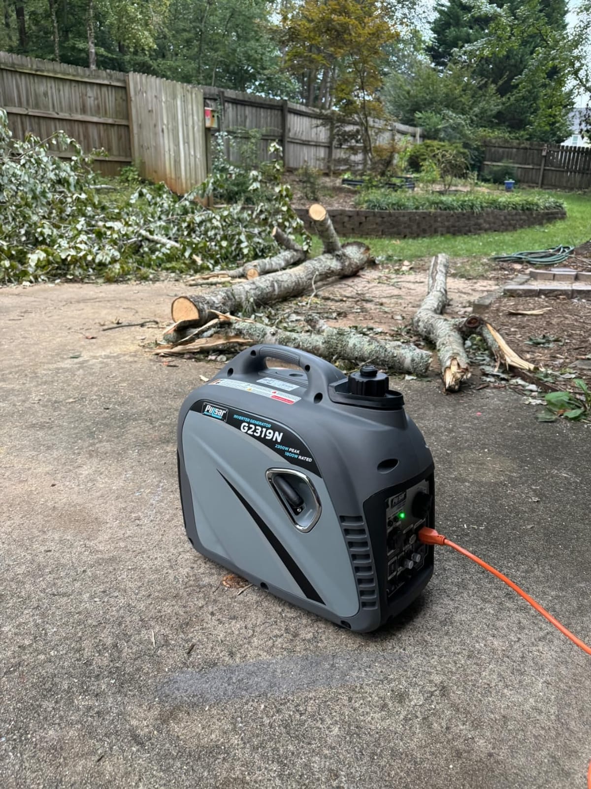 Pulsar 2,300W Portable Gas-Powered Quiet Inverter Generator With USB Outlet & Parallel Capability, Carb Compliant, G2319N customer photo 1