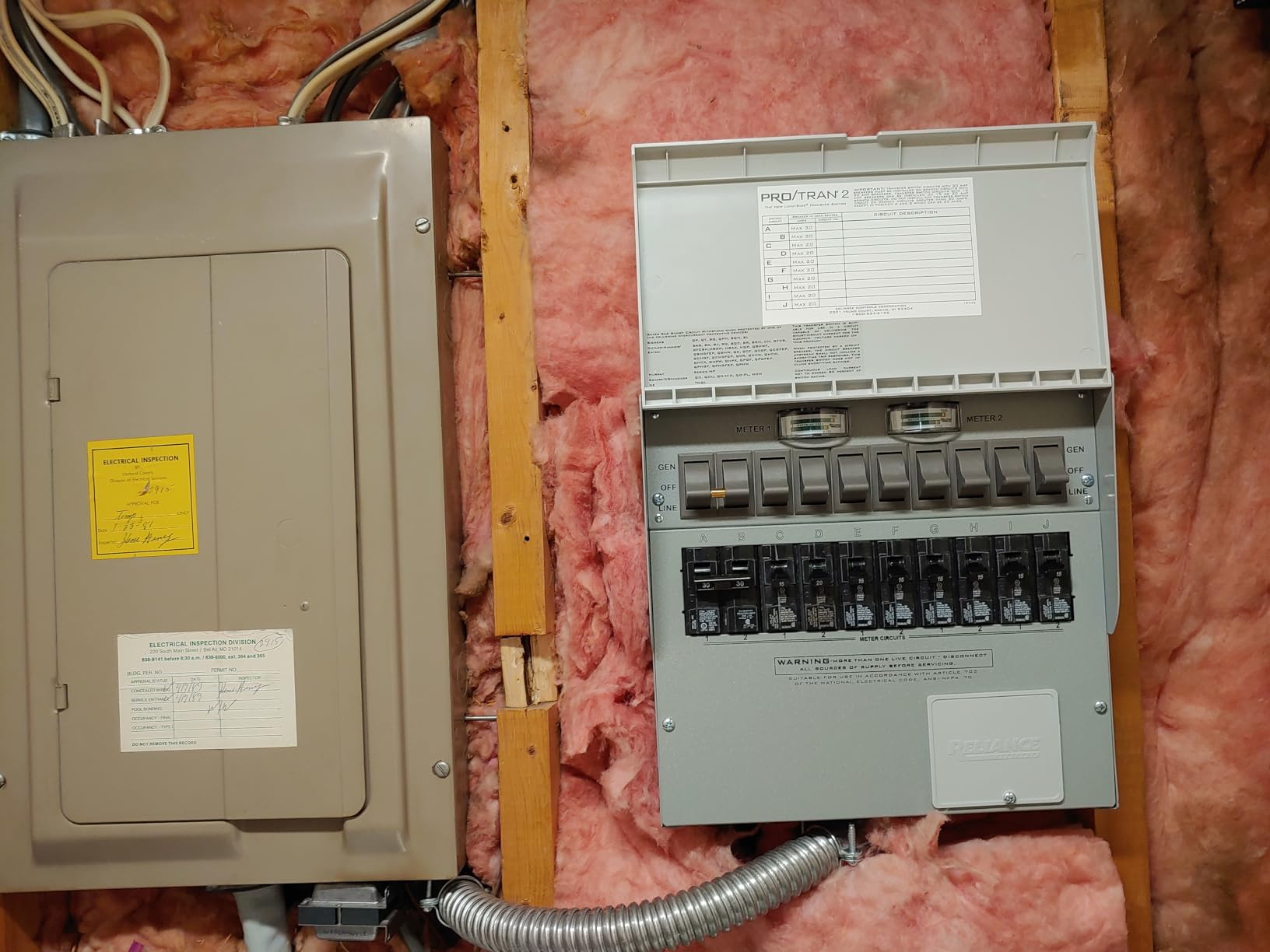Reliance A510A Pro/Tran2 50-Amp 10-Circuit 2 Manual Transfer Switch with Optional Power Inlet customer photo 1
