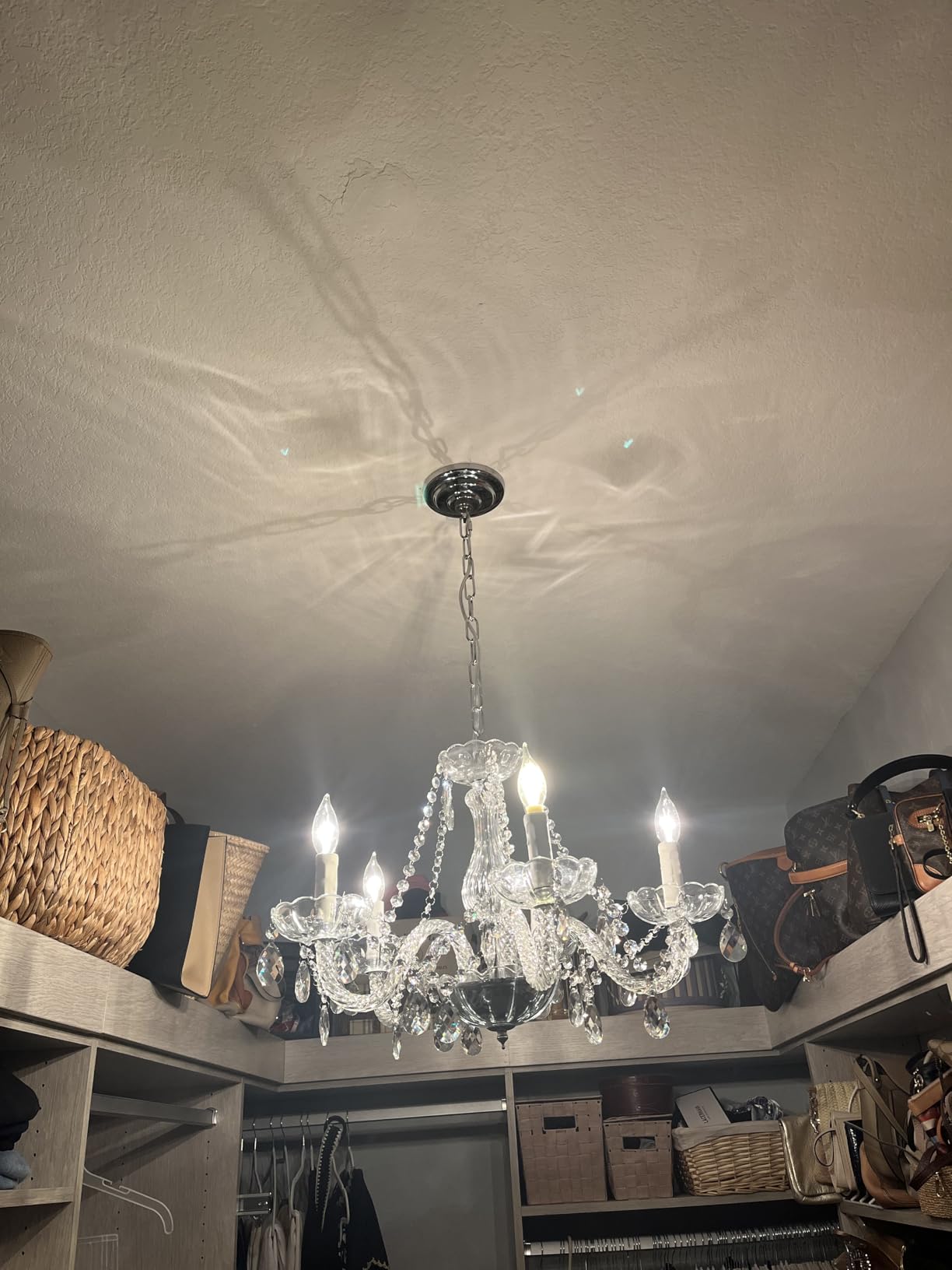 Saint Mossi 5 Light Modern Contemporary Elegant K9 Crystal Glass Chandelier Pendant Ceiling Lighting Fixture customer photo 1