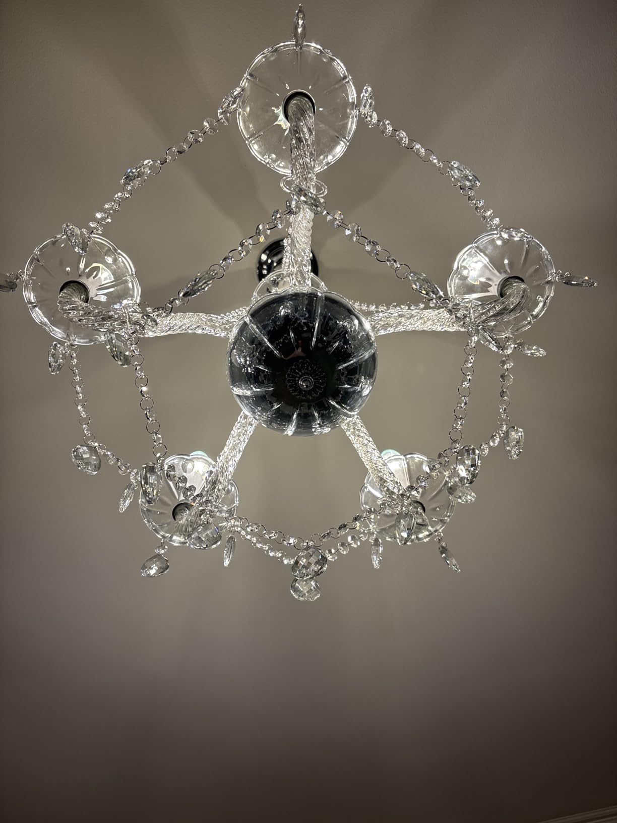 Saint Mossi 5 Light Modern Contemporary Elegant K9 Crystal Glass Chandelier Pendant Ceiling Lighting Fixture customer photo 2