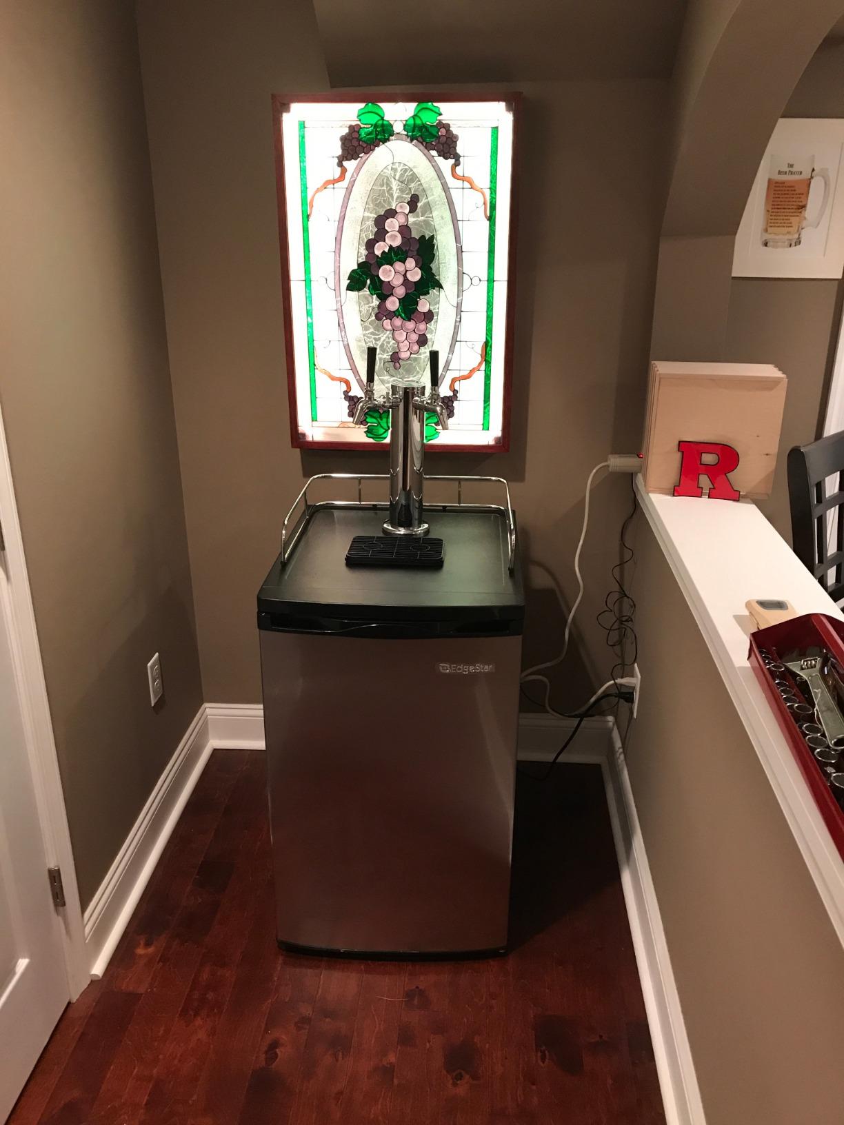 EdgeStar BR2001SS Ultra Low Temp Stainless Steel Refrigerator for Kegerator Conversion customer photo 1