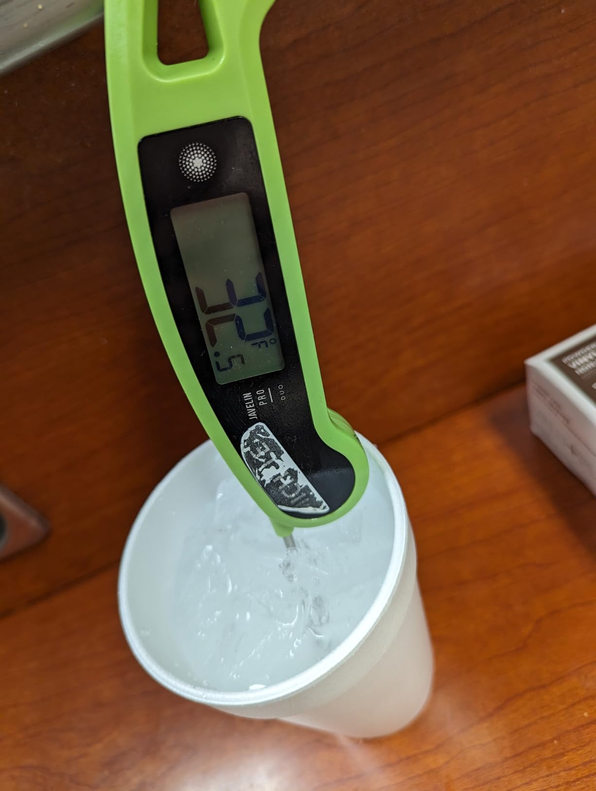 Lavatools Javelin PRO Classic Ultra-Fast 2-Second Professional Digital Instant Read Meat Thermometer for Grill and Cooking, Auto-Rotating Backlit Display, IP65 Water Resistant - Olive customer photo 1